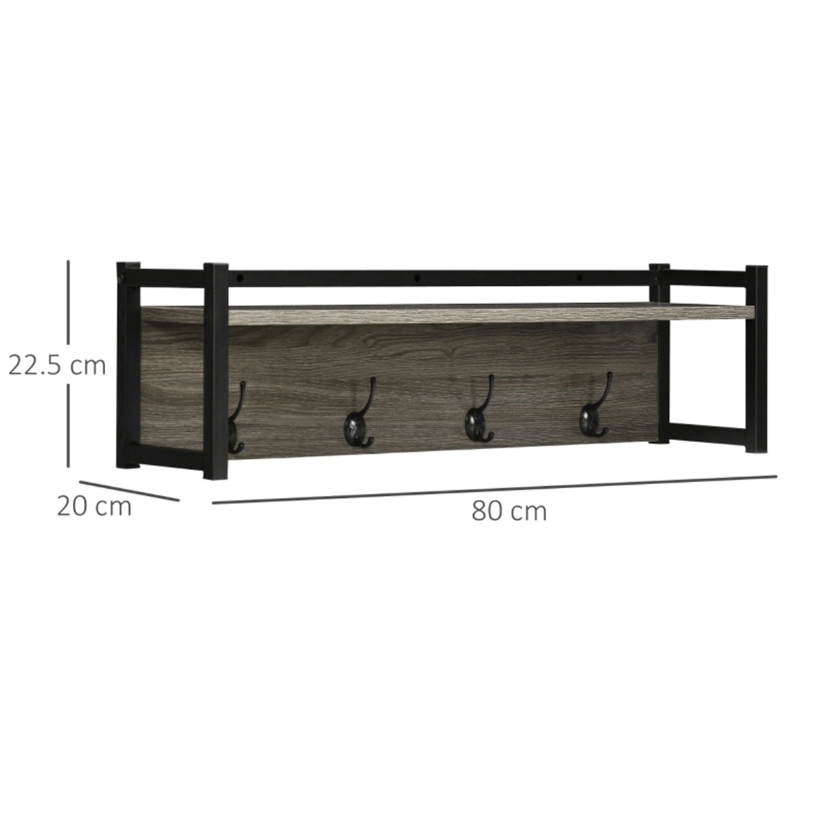 5-Tier Coat Rack Stand with Umbrella Holder for Living Room Hallway Bedroom view 2