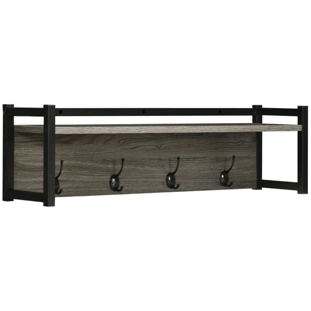 5-Tier Coat Rack Stand with Umbrella Holder for Living Room Hallway Bedroom view 3
