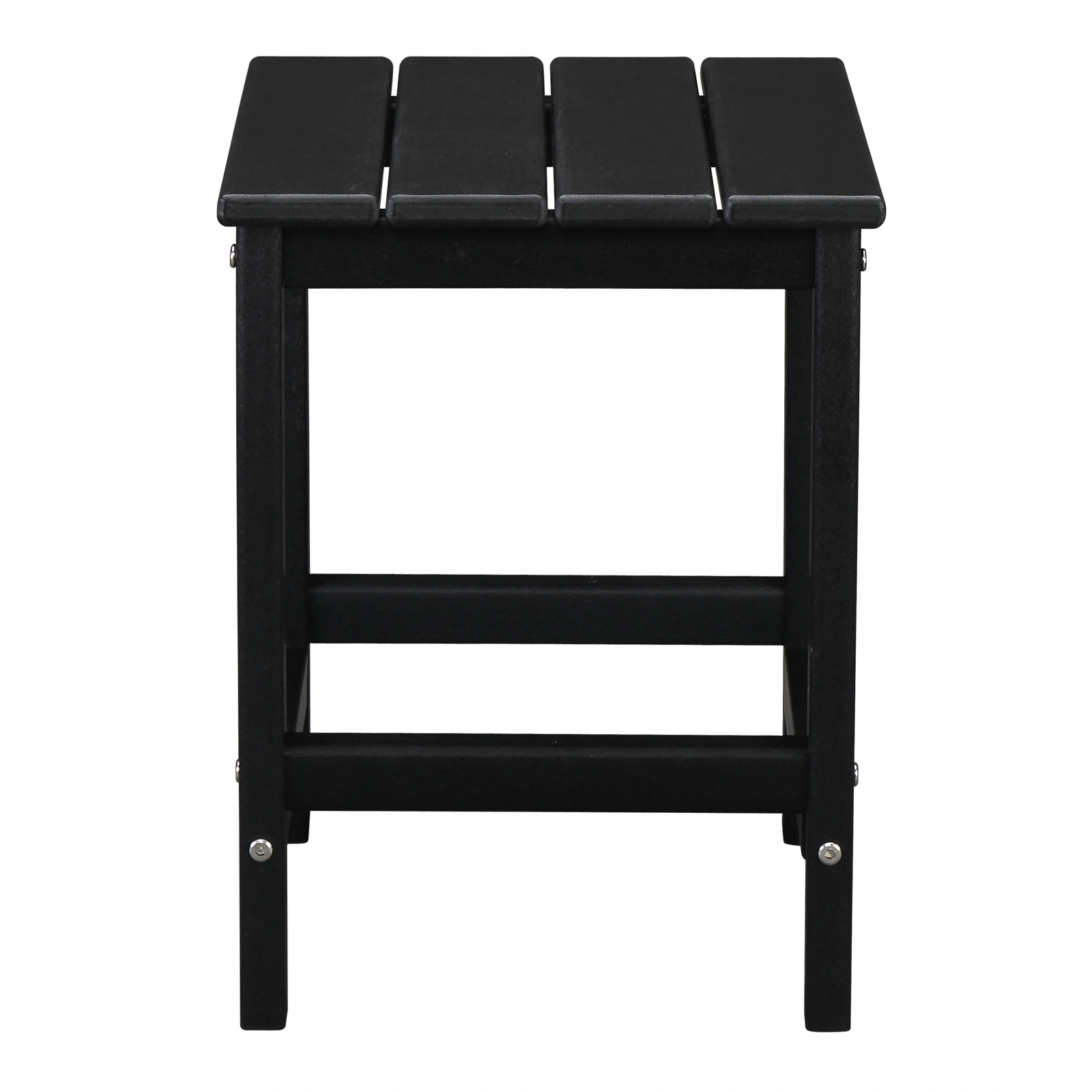 36*36*47cm Single Layer Square HDPE Side Table Black view 4