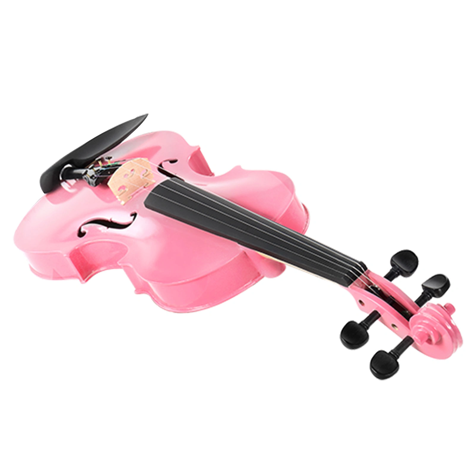 New 1/4 Acoustic Violin Case Bow Rosin Pink view 14