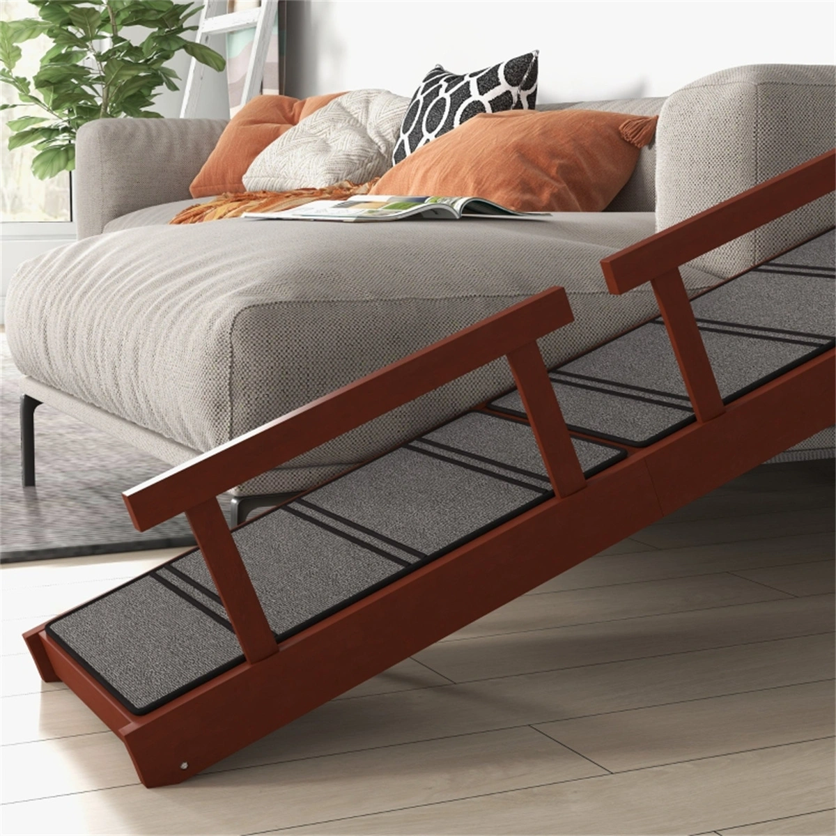 Pet Ramp for Dogs and Cats - Non-Slip Entry Stairs with Amazon Shipping view 8