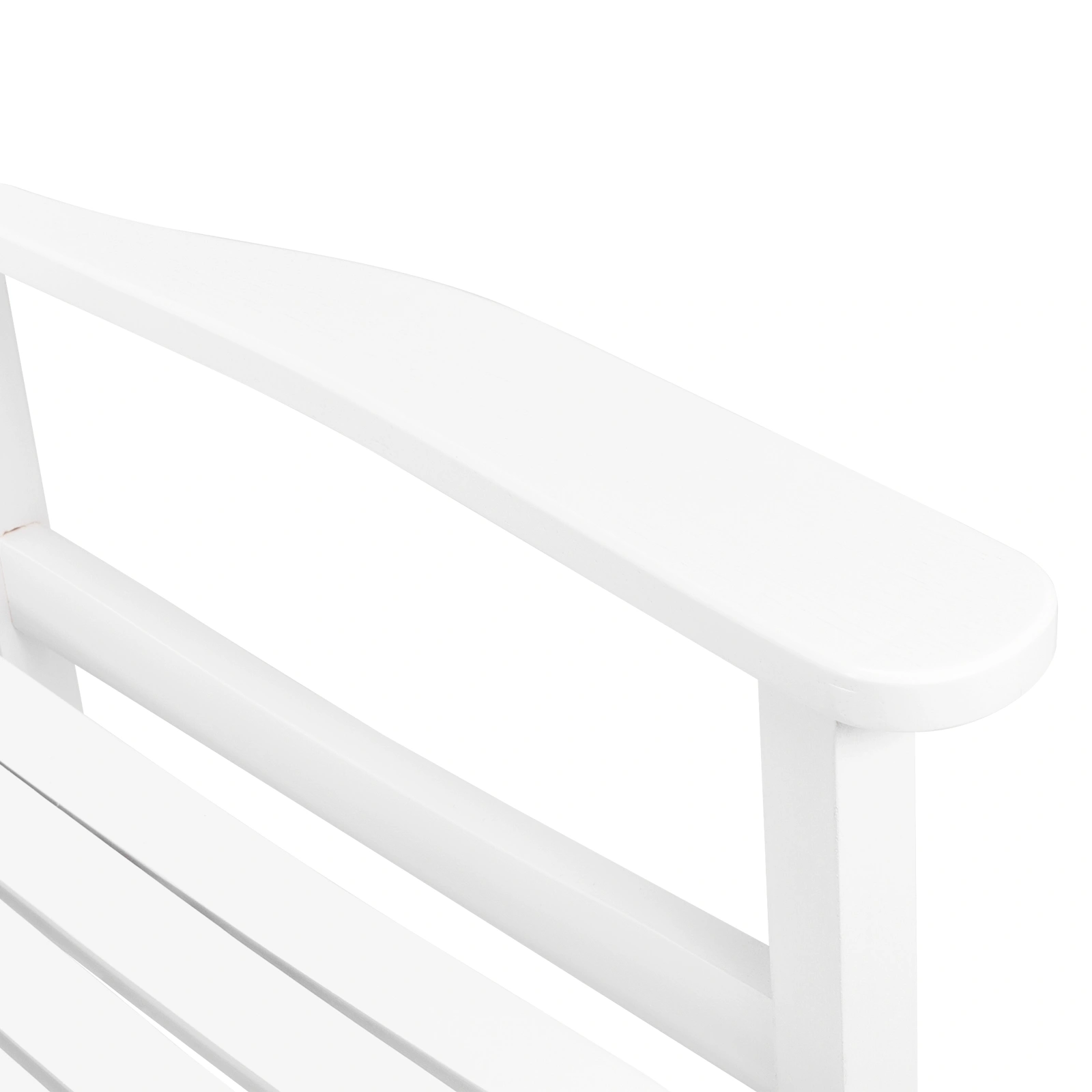 68.5*86*115CM Square Wooden Rocking Chair White view 13