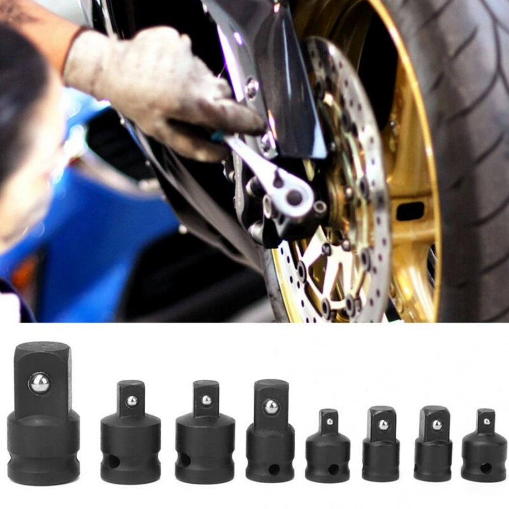 8Pcs Impact Socket Adapter Reducer Set - 1/4 to 3/8, 3/8 to 1/2, 1/2 to 3/4 Inch Drive Converter