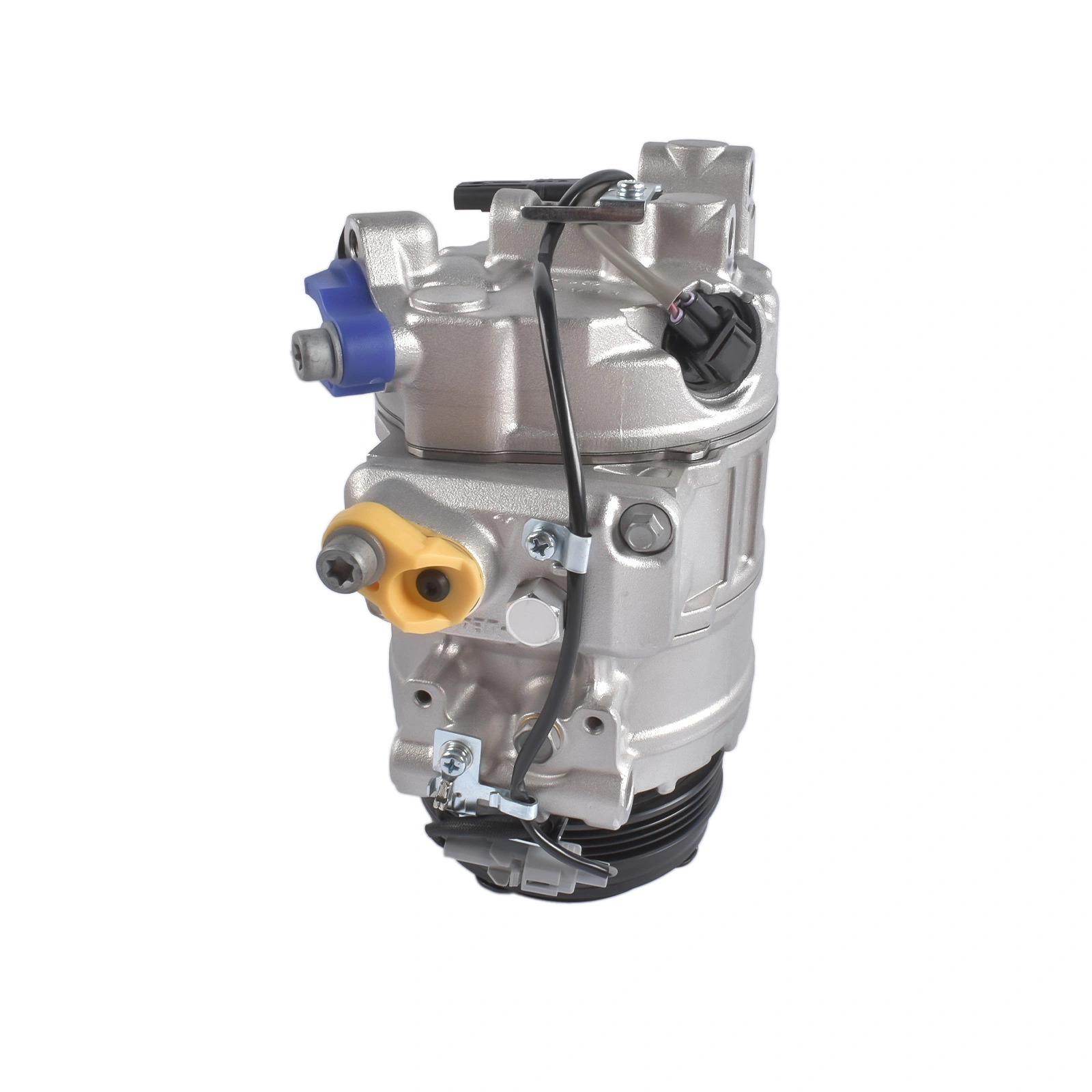 A/C Compressor w/ 4-Groove Clutch Replacement for BMW 550i 650i 750i 750Li M5 M6 X1 X3 X4 X5 X6 64509154072