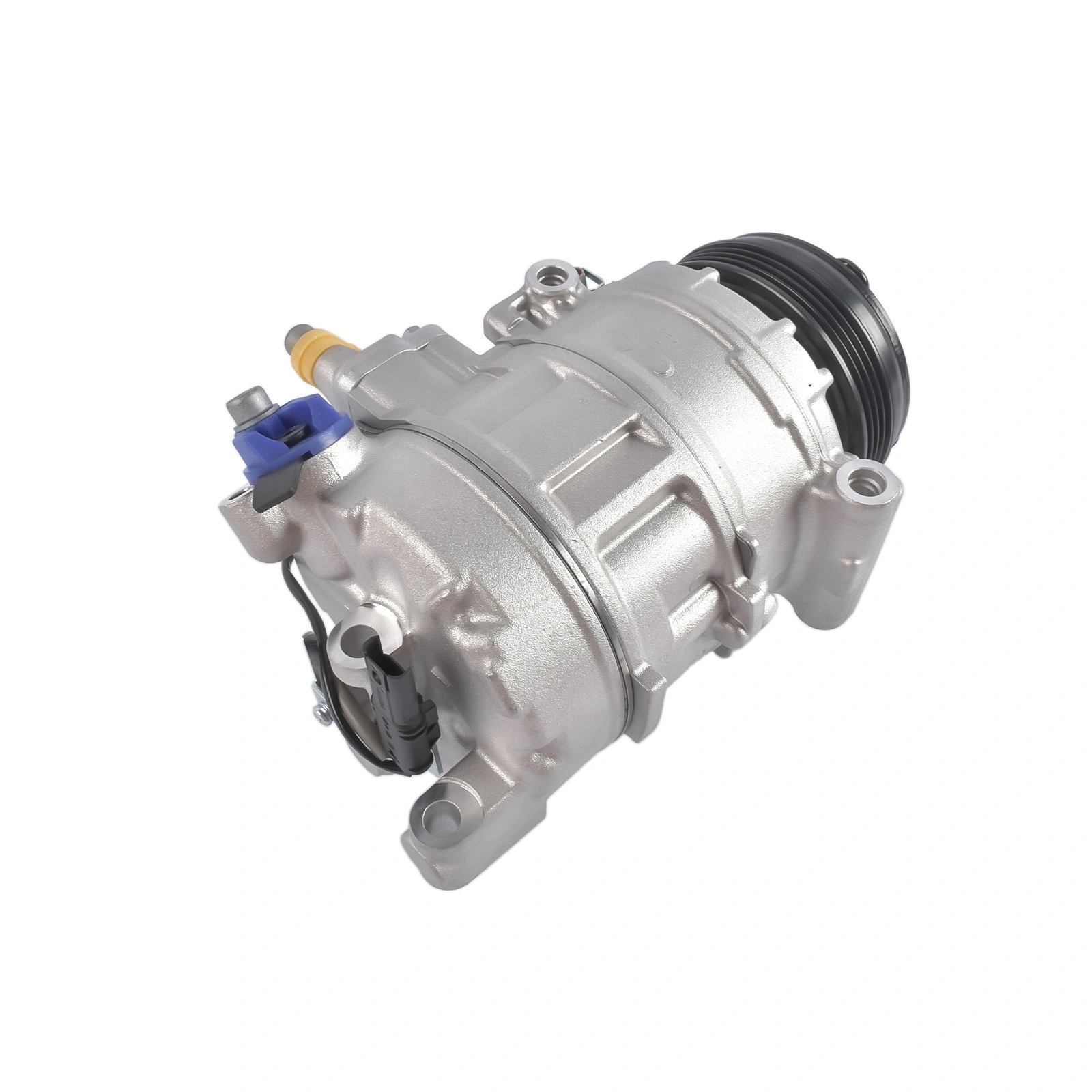 A/C Compressor w/ 4-Groove Clutch Replacement for BMW 550i 650i 750i 750Li M5 M6 X1 X3 X4 X5 X6 64509154072 view 4