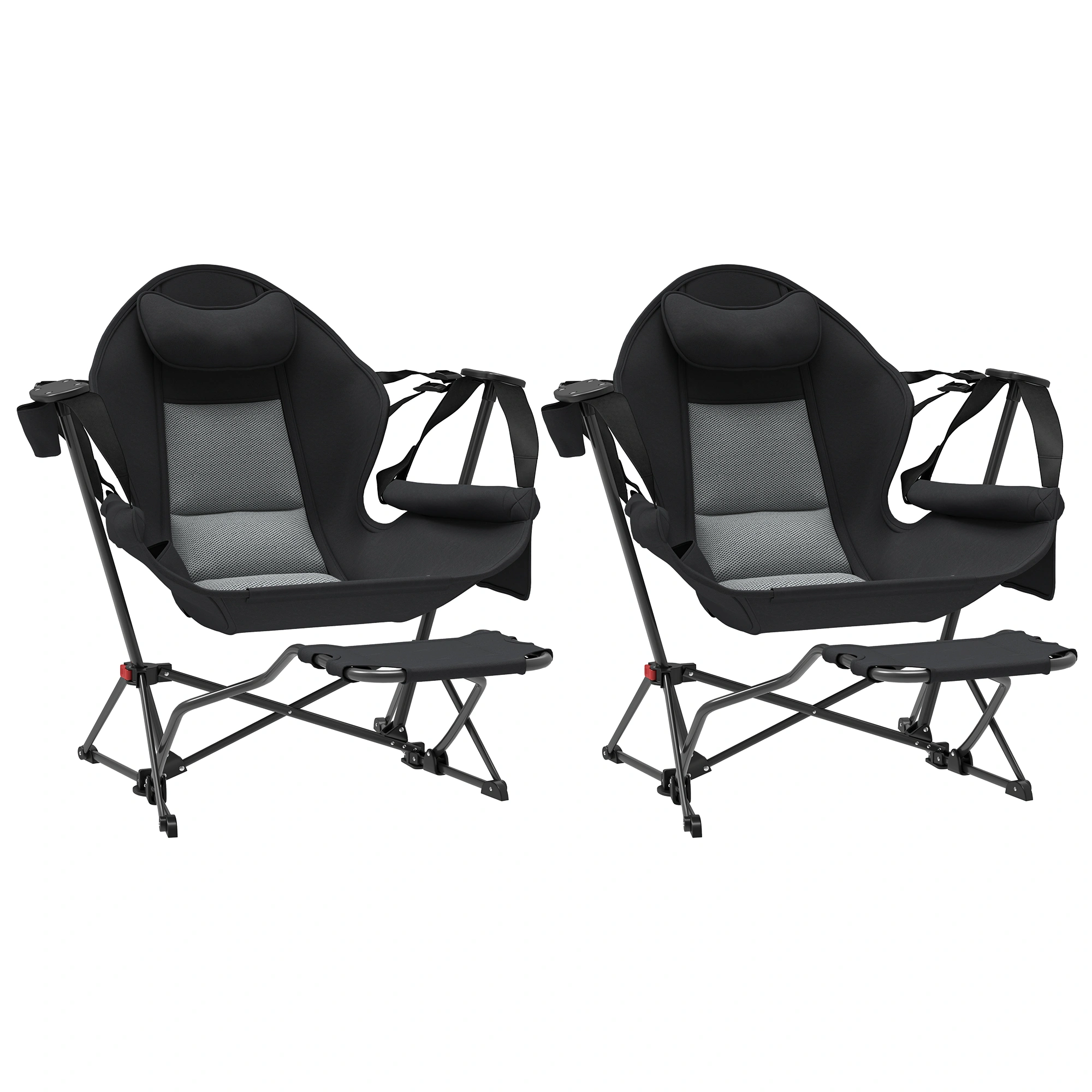 Hammock Camping Chair with Stand Portable Foldable Double Hammock Chair for Outdoor Garden Patio Travel