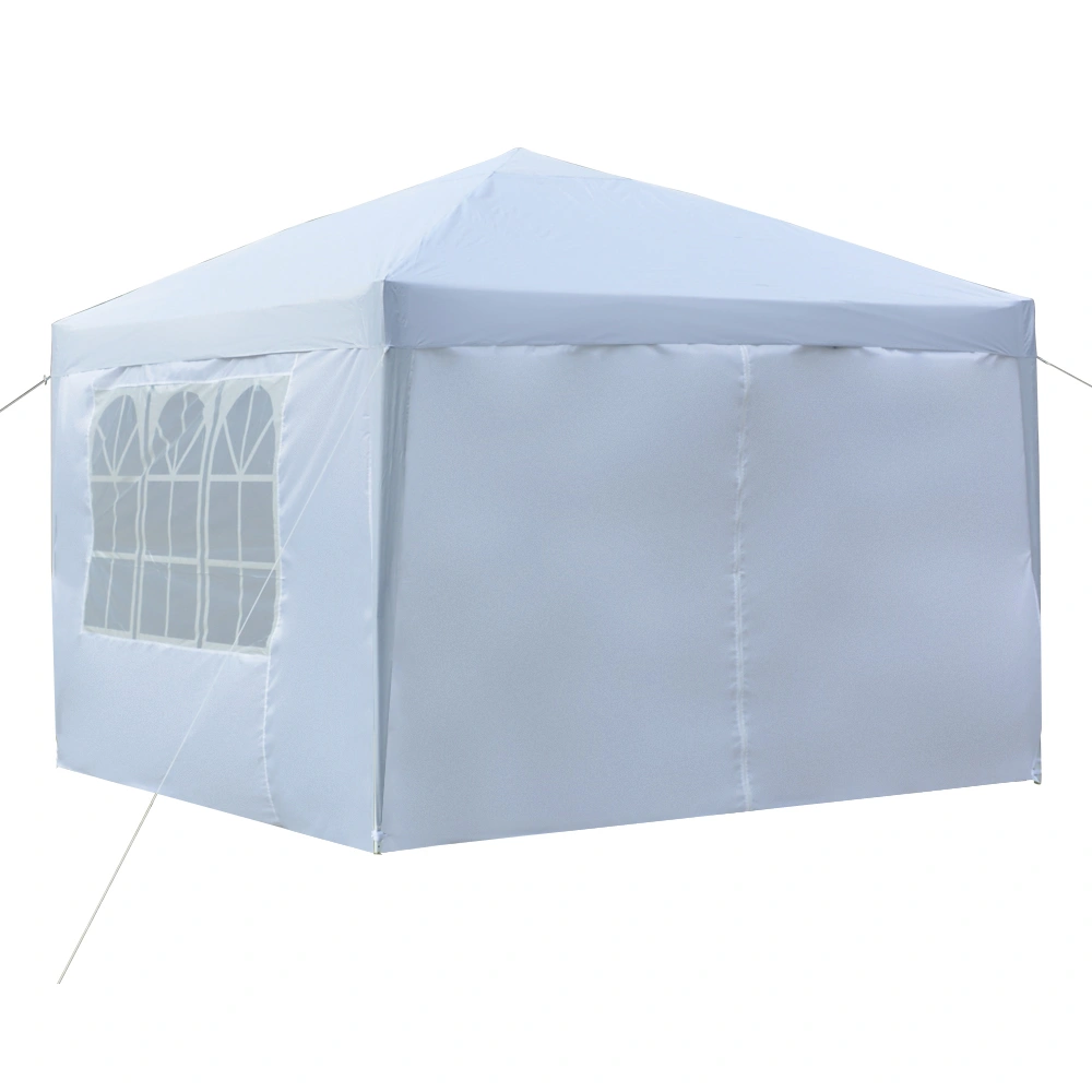 3 x 3m Two Doors & Two Windows Practical Waterproof Right-Angle Folding Tent White view 38