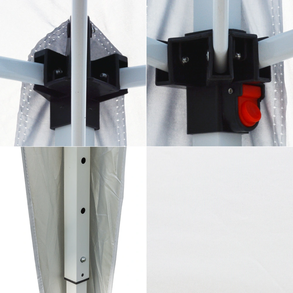 3 x 3m Two Doors & Two Windows Practical Waterproof Right-Angle Folding Tent White view 51