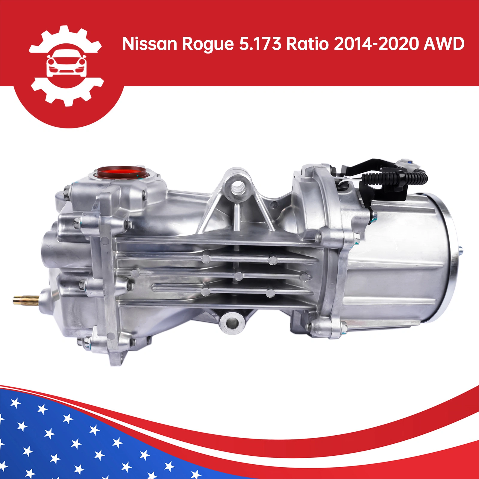 Rear 5.173 Ratio Differential AWD Fits for Nissan Rogue Murano Qashqai Rogue Sport 2014-2020 383004BF0A view 3