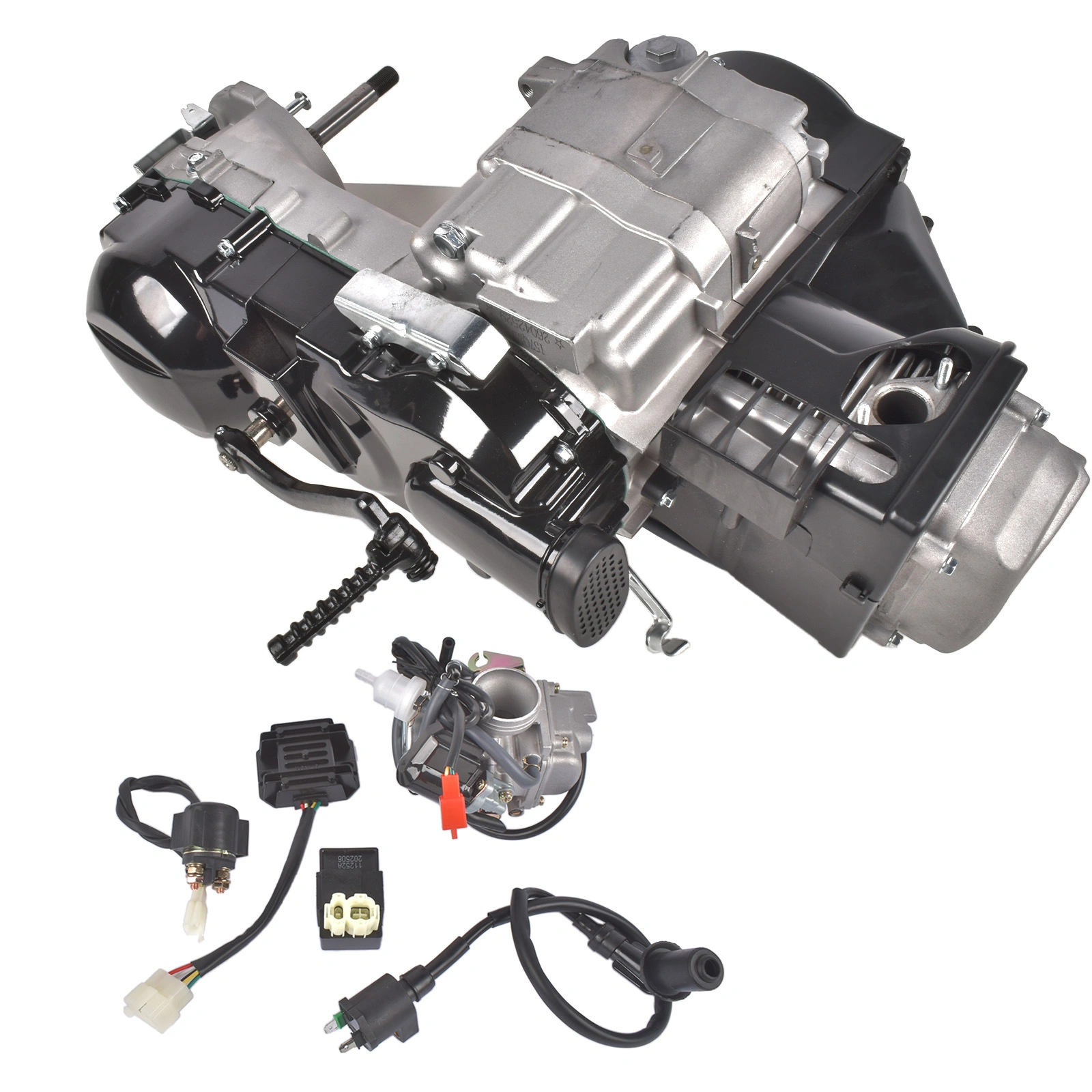 Complete Engine 150CC 4-Stroke fit for GY6 Scooter Dirt Bike Motor Short Case view 5