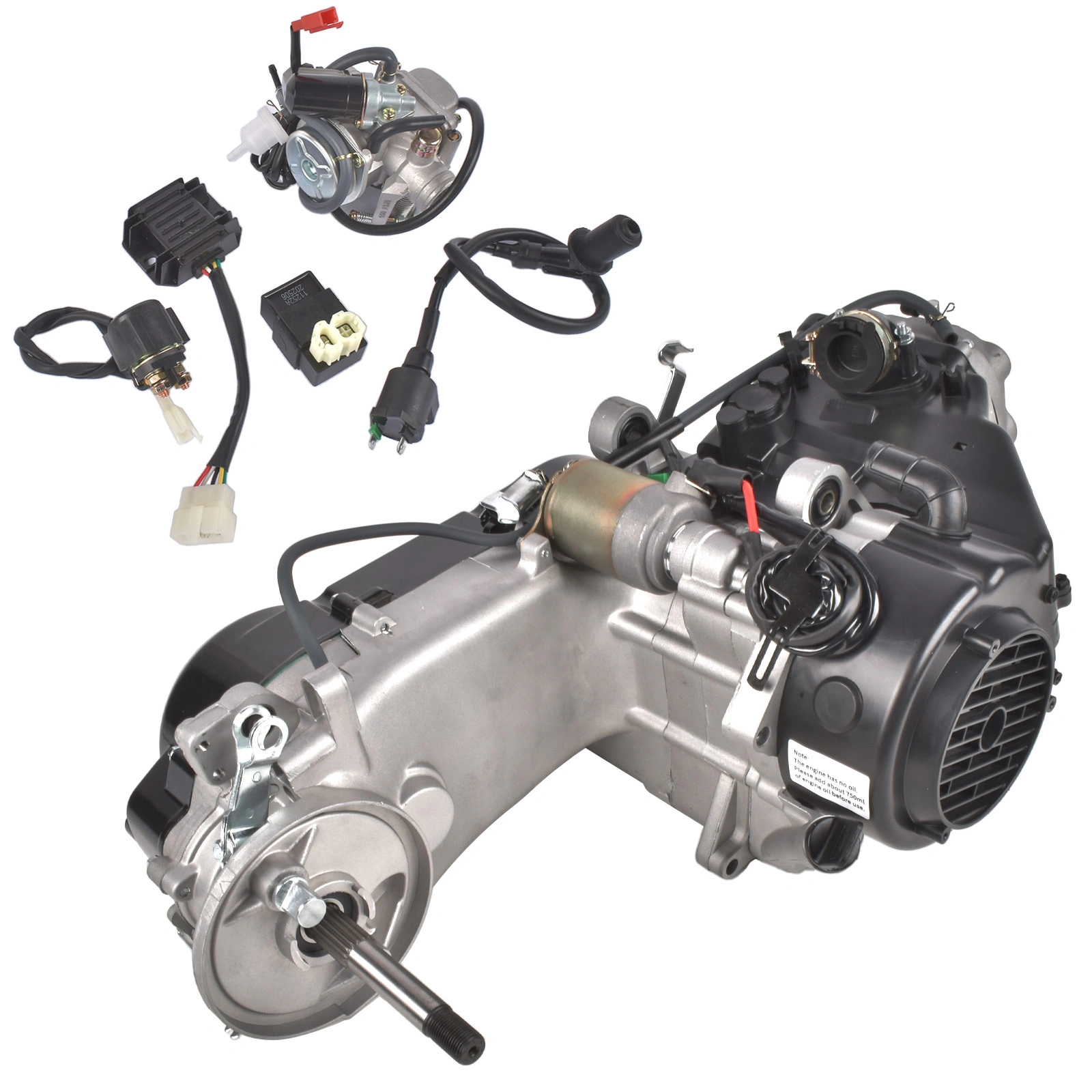Complete Engine 150CC 4-Stroke fit for GY6 Scooter Dirt Bike Motor Short Case view 7
