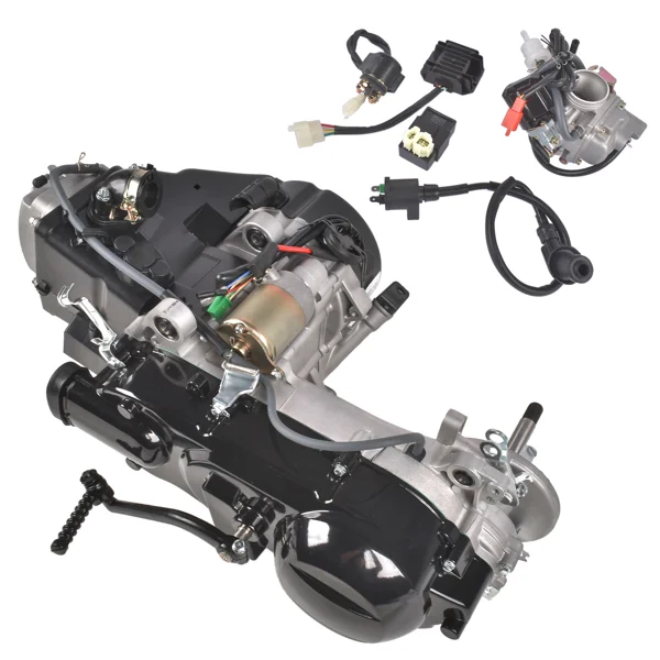 Complete Engine 150CC 4-Stroke fit for GY6 Scooter Dirt Bike Motor Short Case