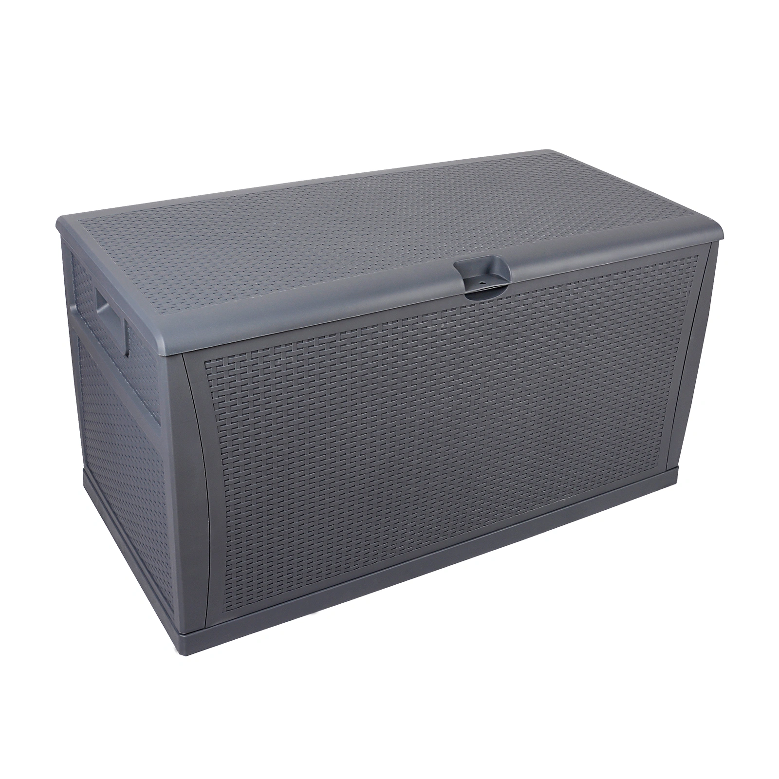 120gal 460L Outdoor Garden Storage Deck Box Chest, Lockable Seat, Waterproof