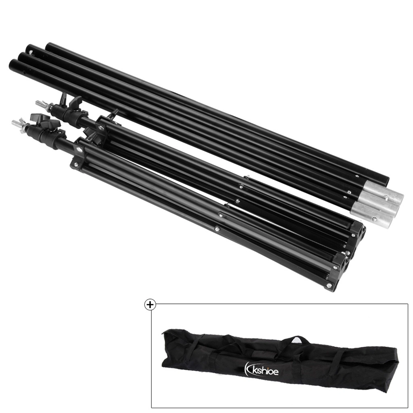 2*3M Backdrop Support Stand Set 3 Fish Mouth Clips Black(Do Not Sell on Amazon) view 26