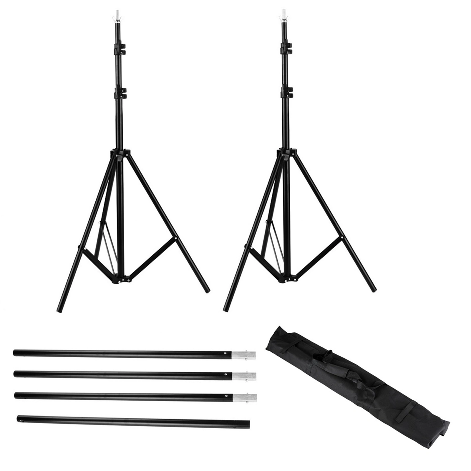 2*3M Backdrop Support Stand Set 3 Fish Mouth Clips Black(Do Not Sell on Amazon) view 32