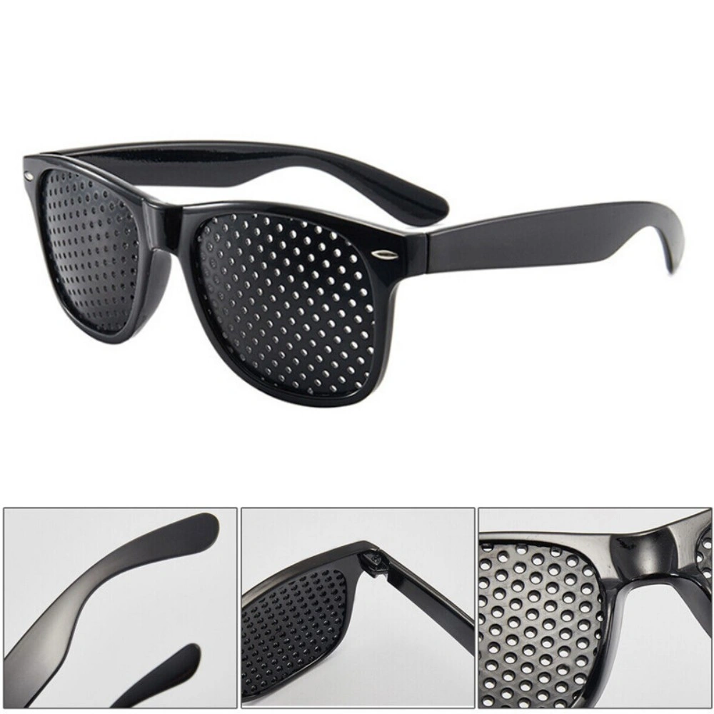 2 Pcs Pinhole Glasses Eyesight Correction Exercise Vision Training Eyewear Care view 2