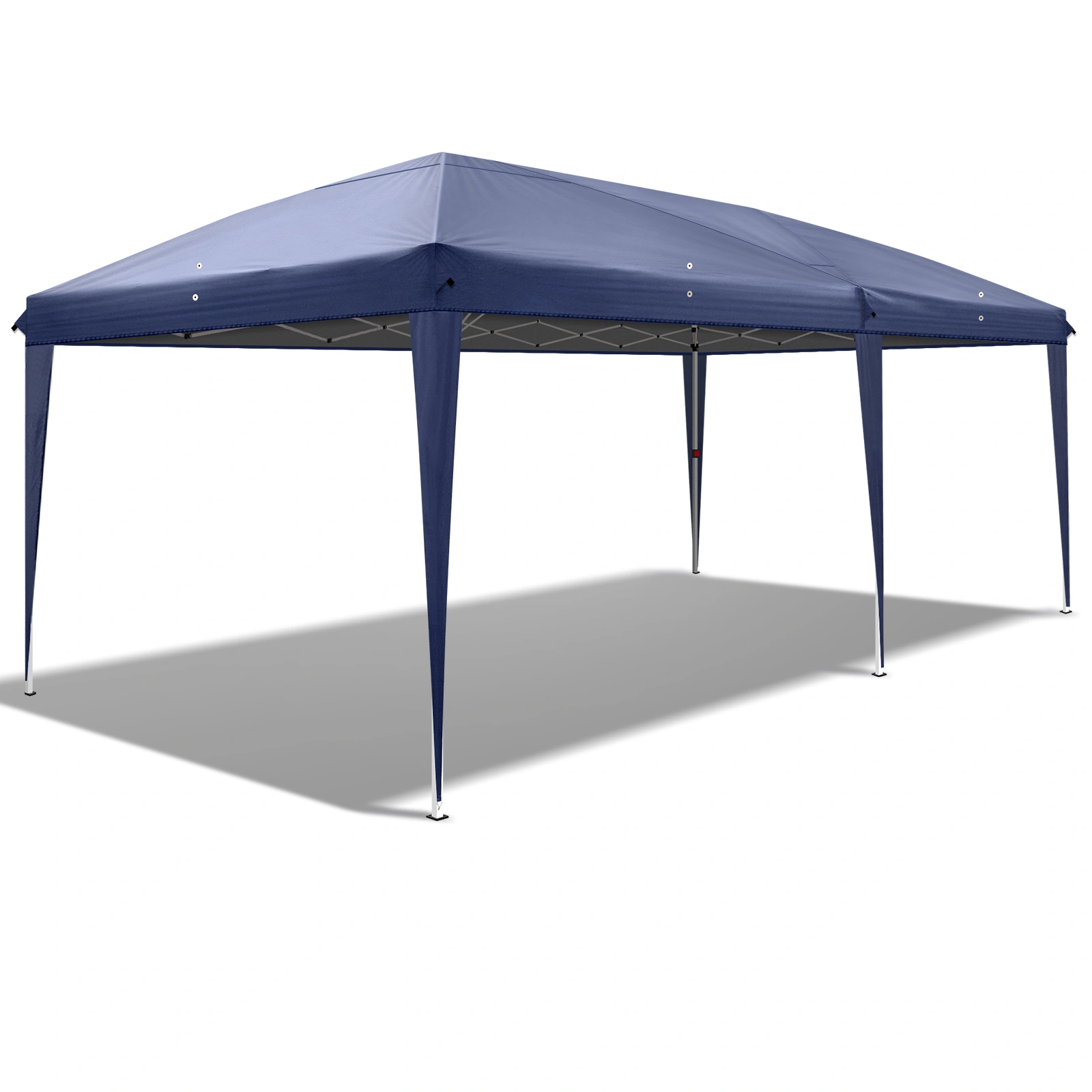 10'x20' Instant Pop Up Canopy Tent Blue, 6 Side Panels 2 Doors 4 Mesh Windows, 28/22mm Powder Coated Steel Frame, 10x20mm Crossbar, 210D Oxford Outdoor Folding Tent with Carry Bag, No Sandbags view 15