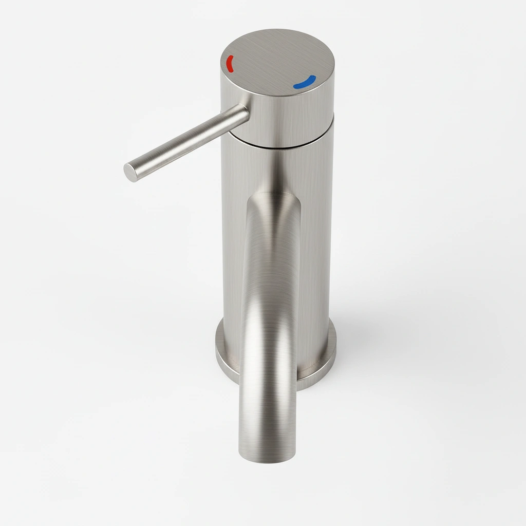 Single Handle Bathroom Faucet Lavatory Faucet Stainless Steel Single Hole-T10, Brushed Nickel[Unable ship on weekends, TK/TEMU only for pickup, only TX10643 warehouse supports GOFO] view 2