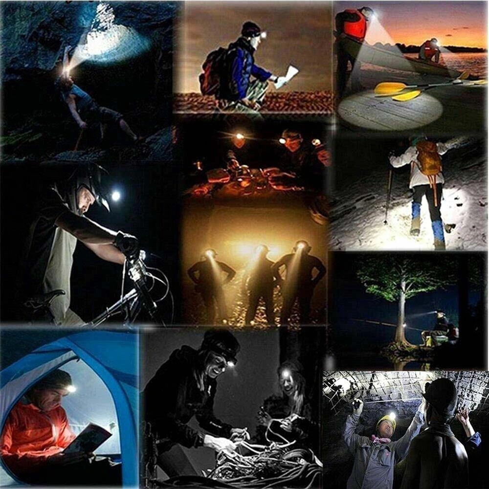 Rechargeable LED Headlamp Camping Hiking Headlamp Work Light +Battery+Charger Set (US Logistics For USPS/DHL/Fedex/UPS. No designated logistics accepted,TK/TMEU only For self-pickup) view 11