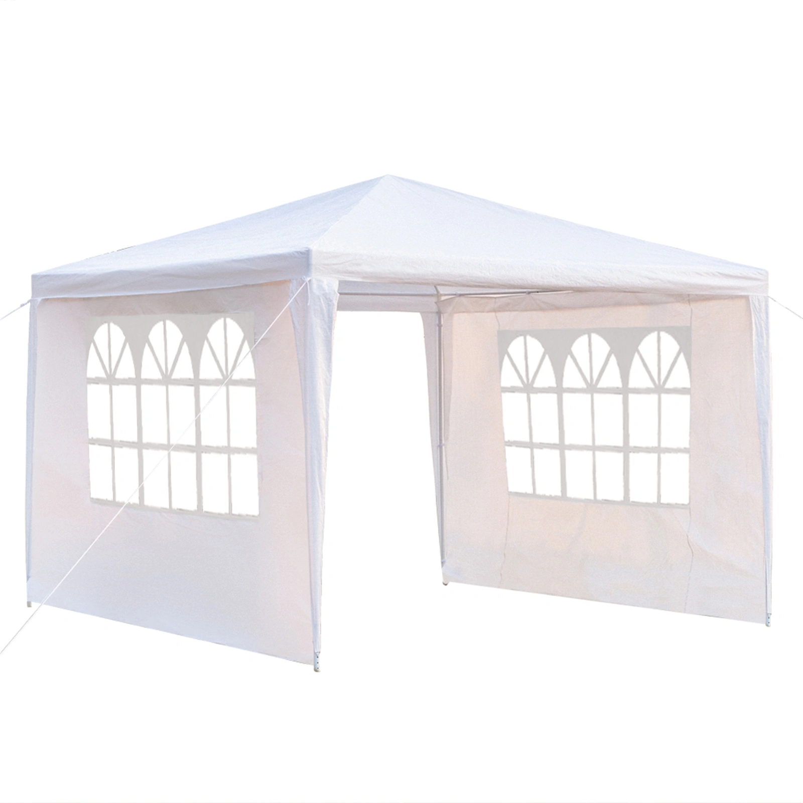 3 x 3m Three Sides Waterproof Tent with Spiral Tubes White view 13