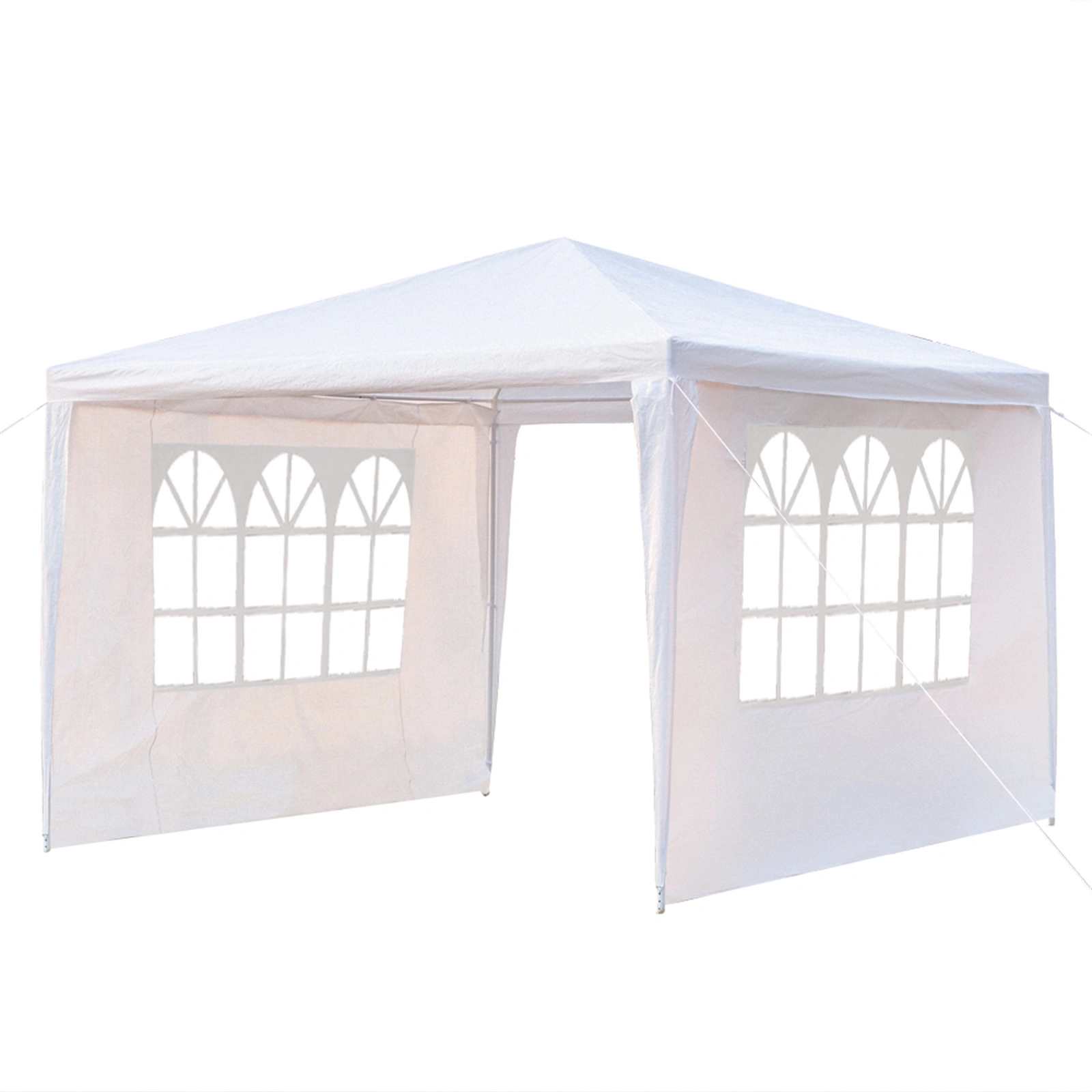 3 x 3m Three Sides Waterproof Tent with Spiral Tubes White view 16