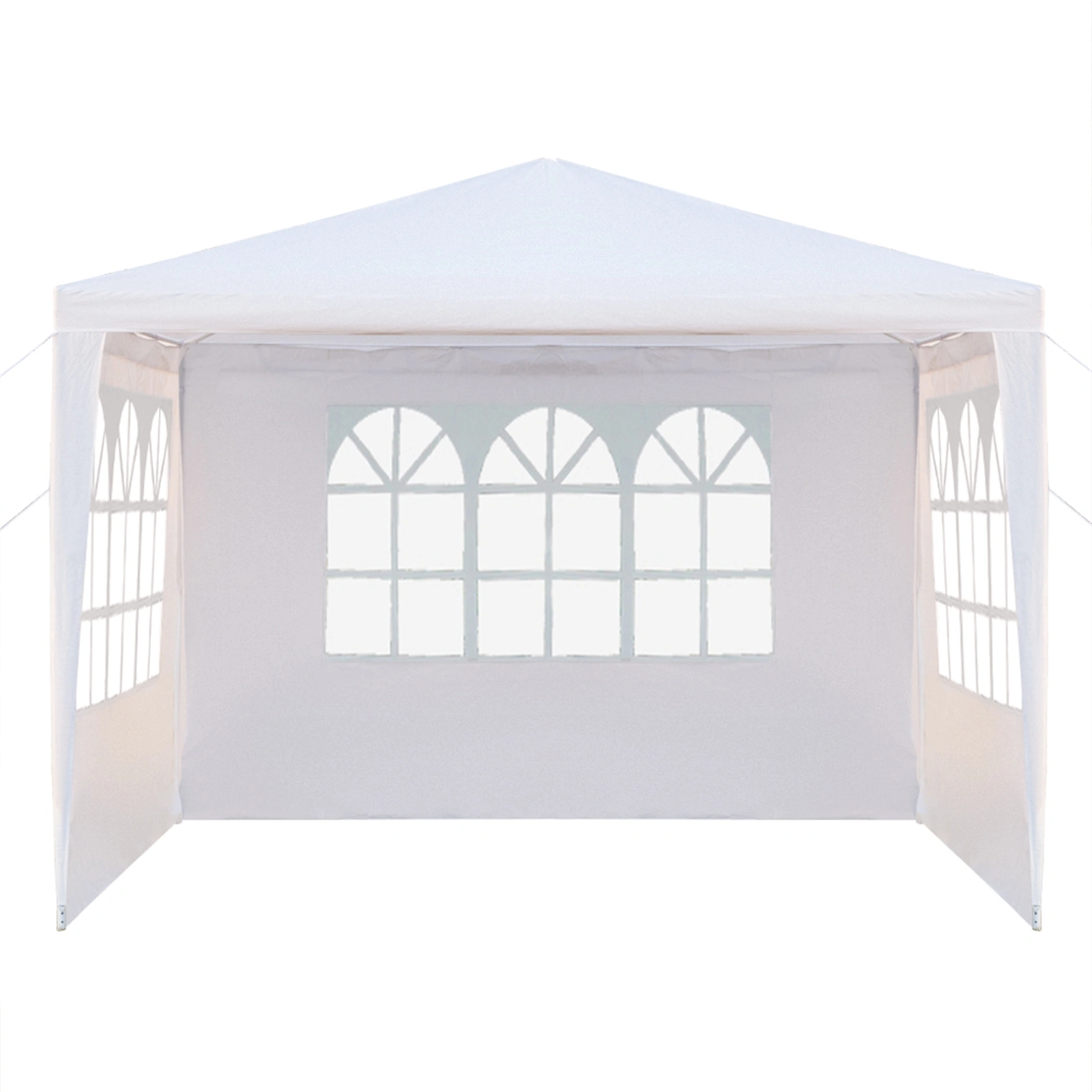 3 x 3m Three Sides Waterproof Tent with Spiral Tubes White view 20
