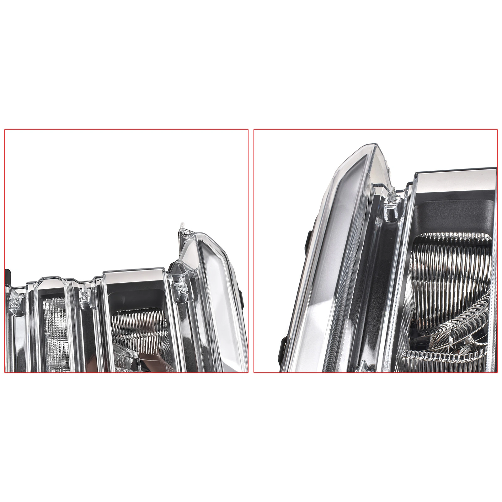 2Pcs Left & Right LED Headlight Set Fit for 2023-2026 Ford F-250 F-350 Super Duty FO2502432/3432 view 10