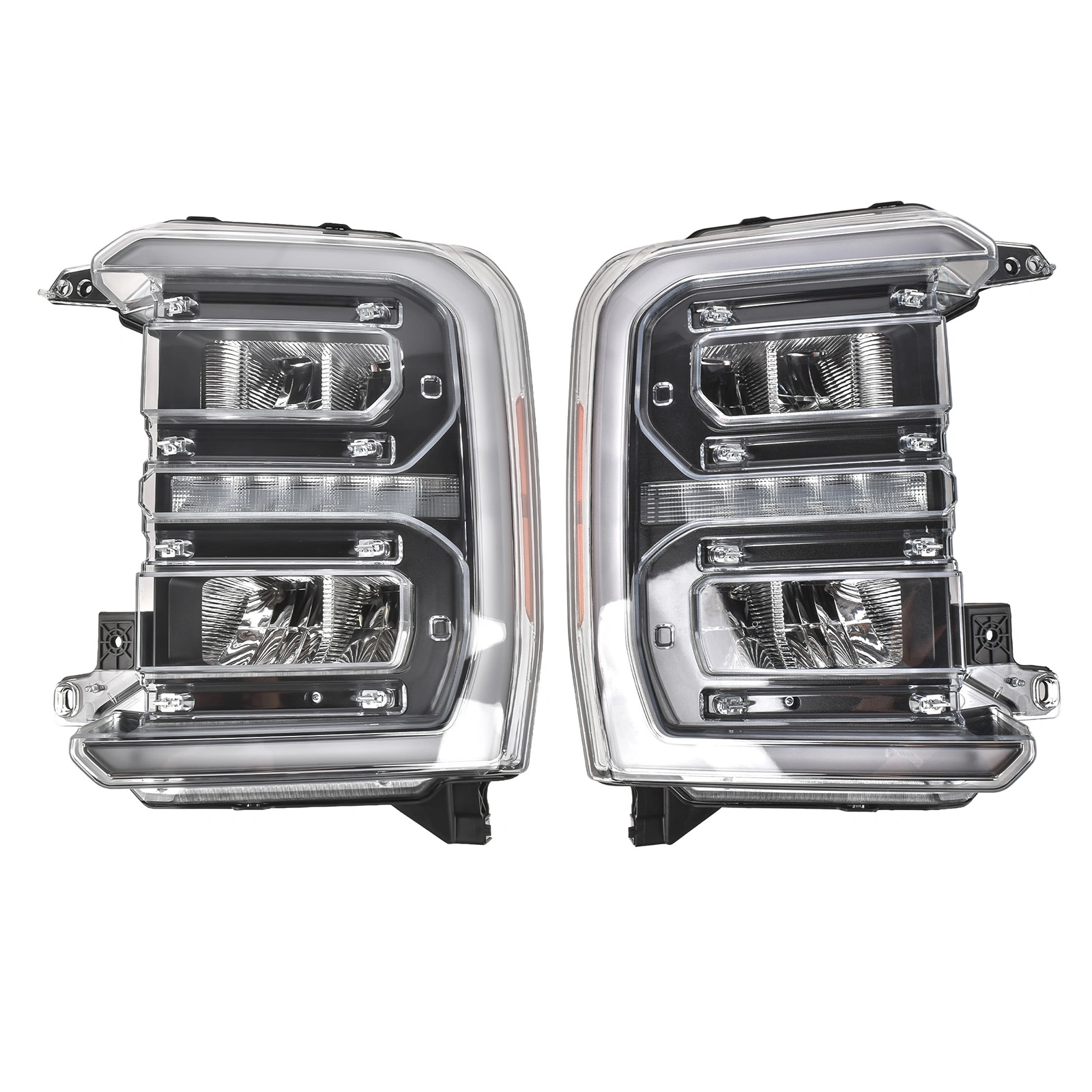 2Pcs Left & Right LED Headlight Set Fit for 2023-2026 Ford F-250 F-350 Super Duty FO2502432/3432 view 2
