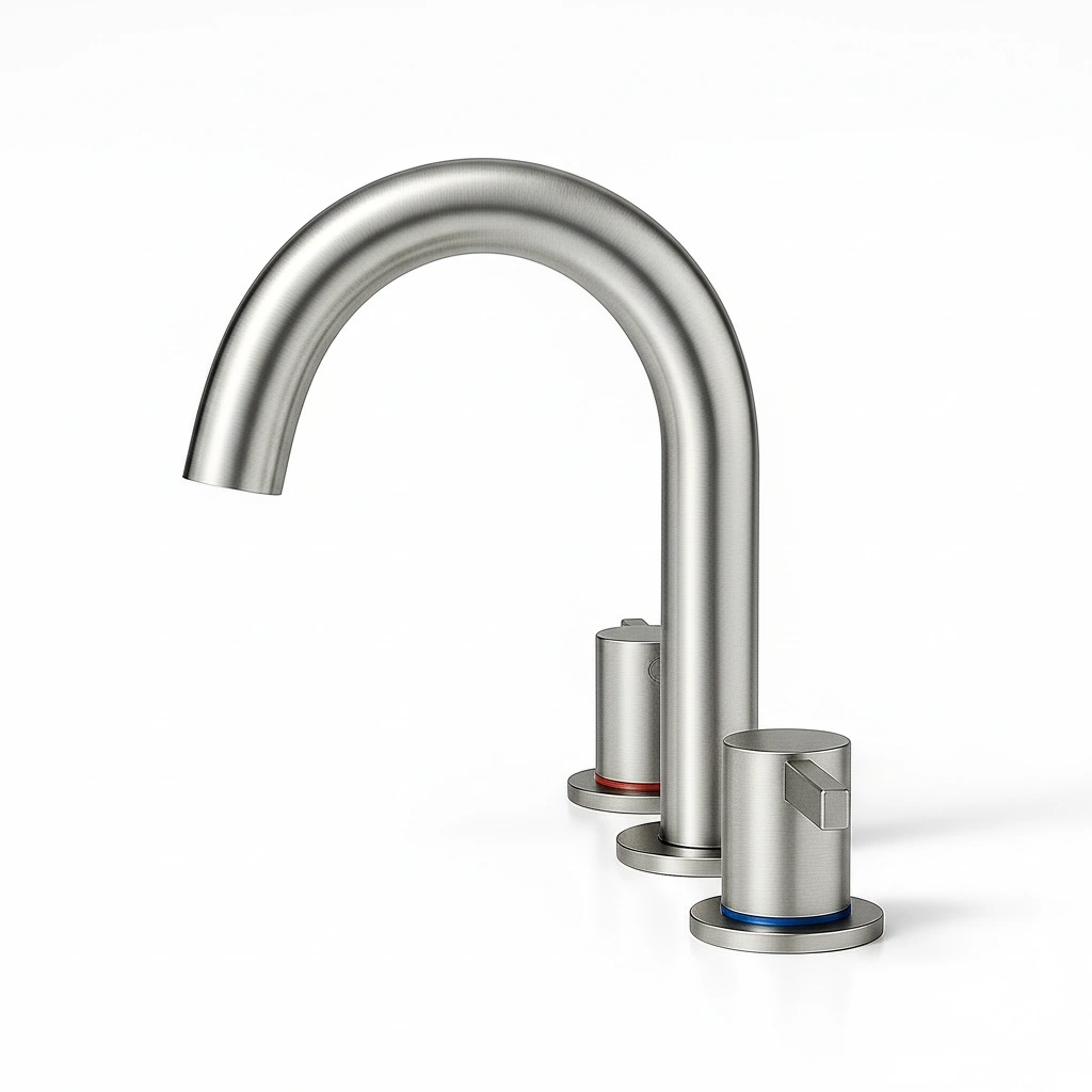 8-Inch Widespread Lavatory Faucet, 2-Handle 3-Hole with 360° Spout Vanity and Pop-Up Drain, Brushed Nickel[Unable ship on weekends, TK/TEMU only for pickup, only TX10643 warehouse supports GOFO] view 7