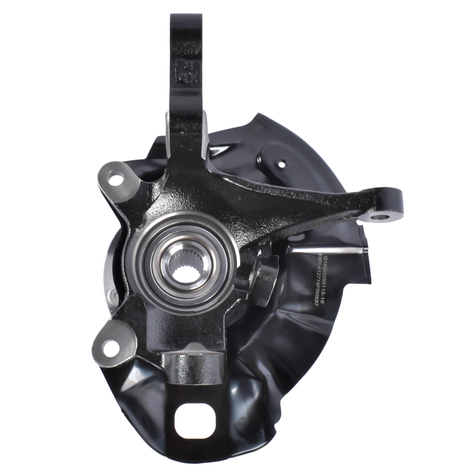 Front Right Steering Knuckle Fits for Hyundai Elantra Hatchback Sedan 2.0L L4 2001-2006 Black 1Pc view 2