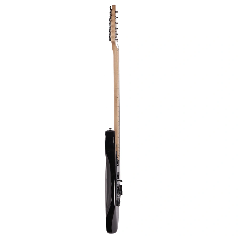 ST Stylish Electric Guitar with Black Pickguard Black view 3