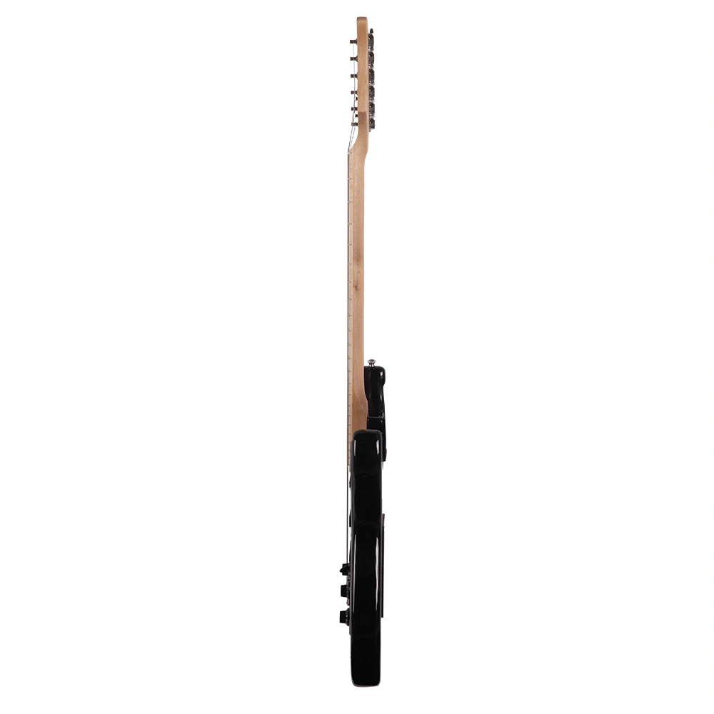 ST Stylish Electric Guitar with Black Pickguard Black view 4