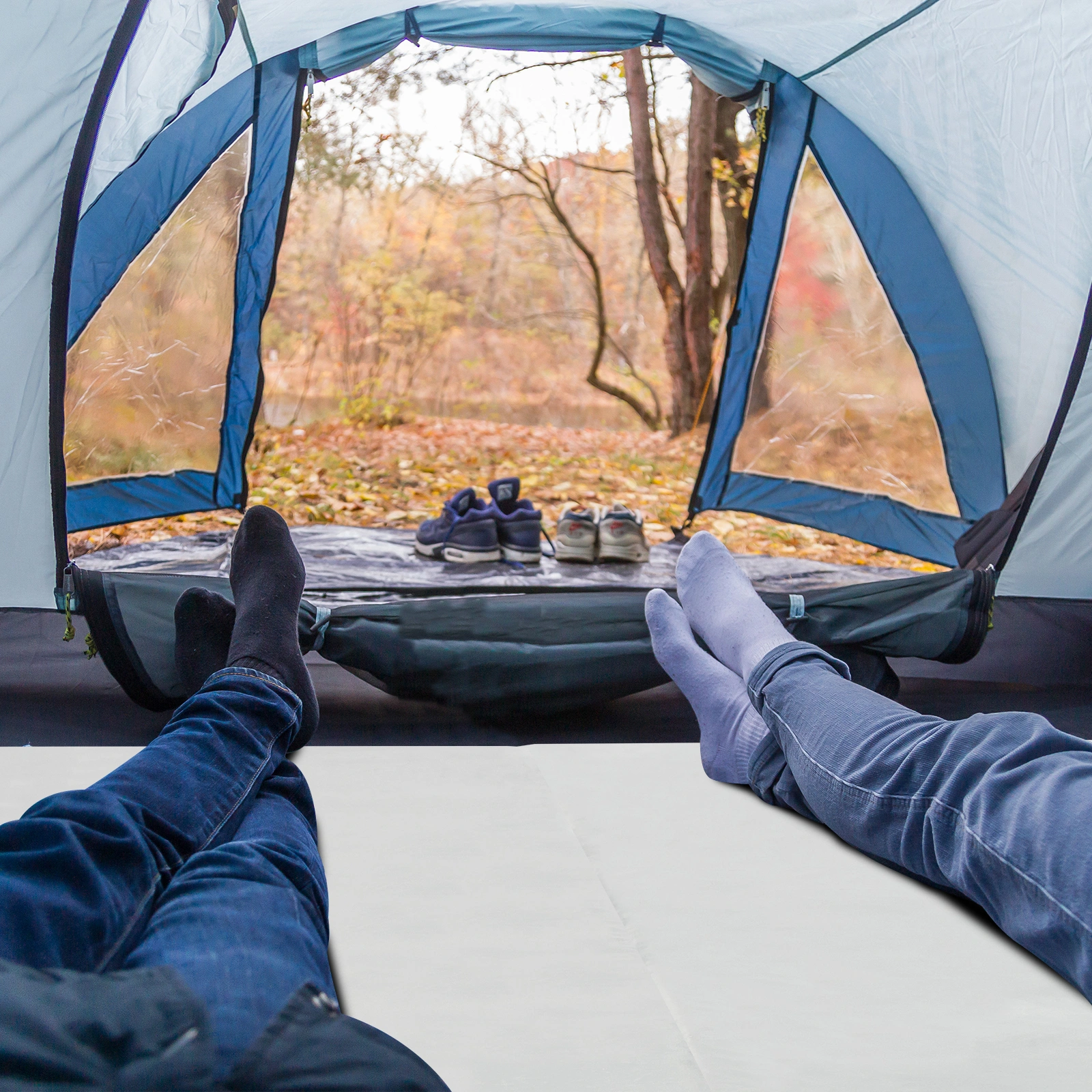 75"D x 25"W x 2.5"H Memory Foam Camping Mattress view 6
