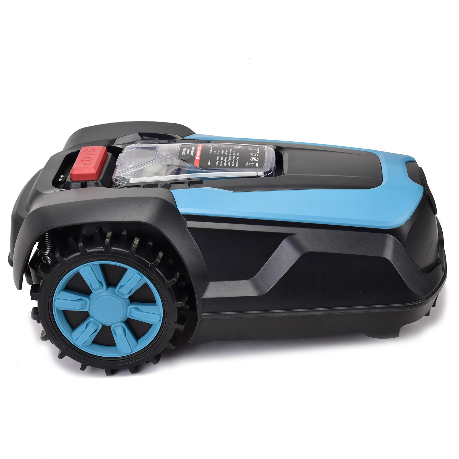 FINE FOX X3 Automatic Robotic Lawn Mower, 20V 4.0Ah Battery, Self-Charging, Bluetooth & Wi-Fi, Mows Up to 1/4 Acre (10,000 Sq Ft) view 2