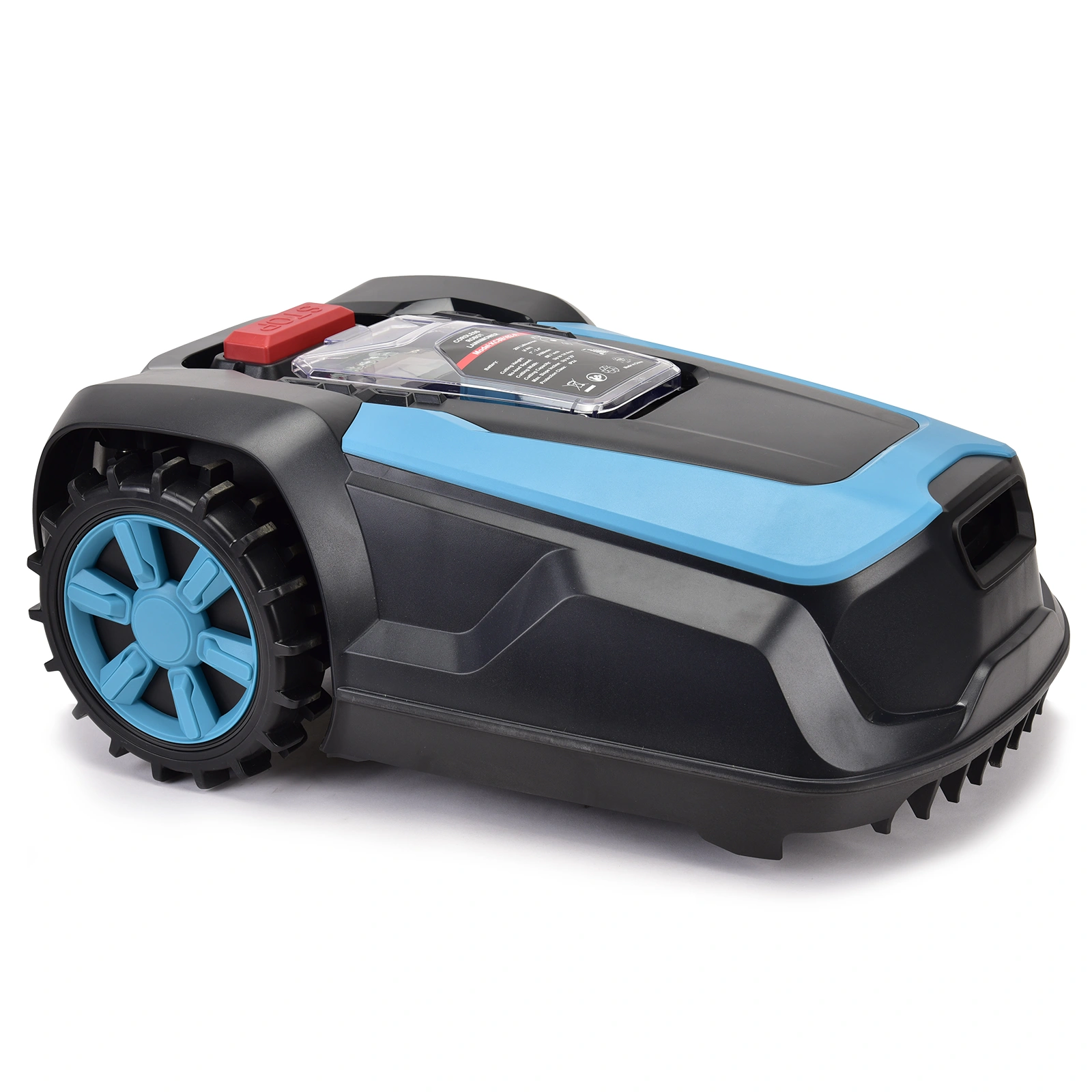 FINE FOX X3 Automatic Robotic Lawn Mower, 20V 4.0Ah Battery, Self-Charging, Bluetooth & Wi-Fi, Mows Up to 1/4 Acre (10,000 Sq Ft) view 3