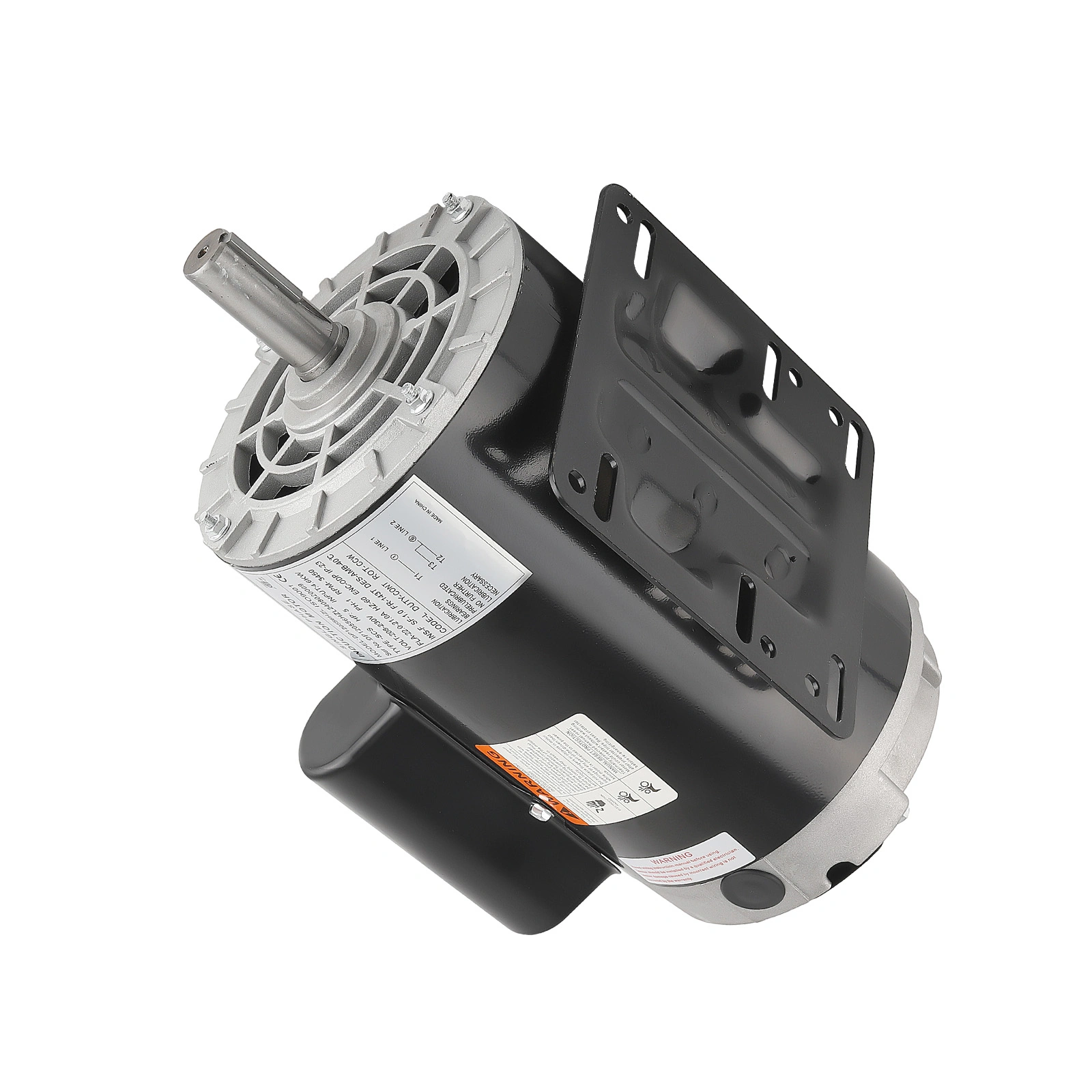 Air Compressor 5HP Compressor Duty Motor 7/8" Shaft 3450RPM 21A 56 Frame CCW view 6