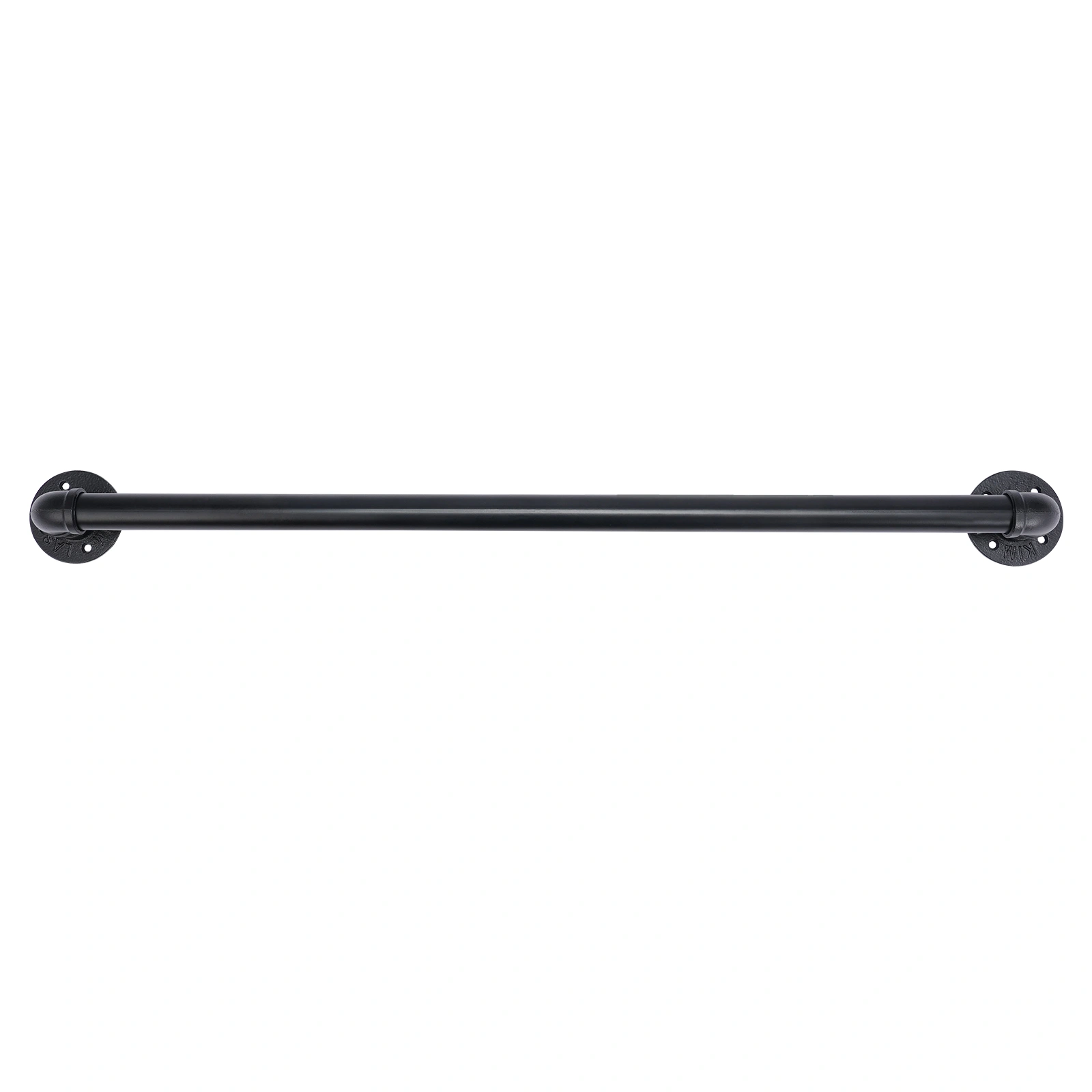 3FT iron courtyard stair handrail black view 2