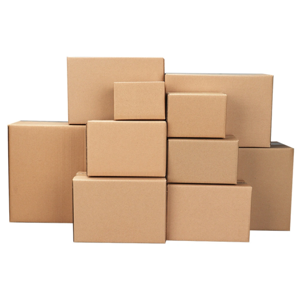 100 Corrugated Paper Boxes 6x4x4"(15.2*10*10cm)Yellow view 4