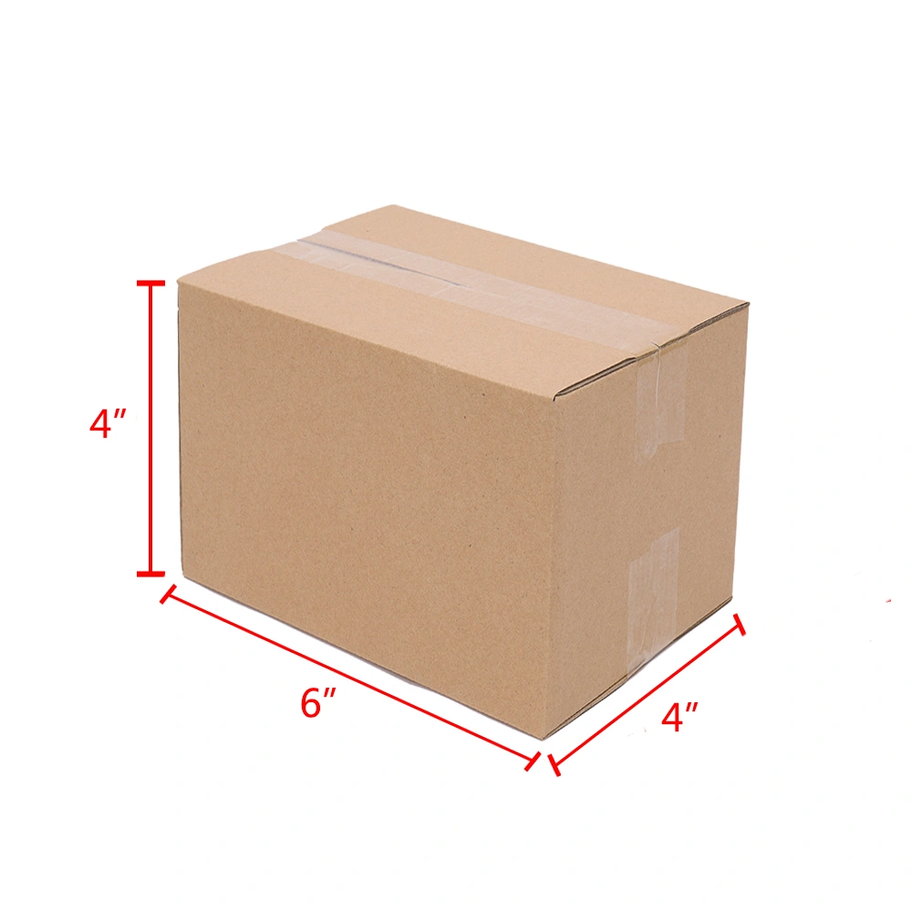 100 Corrugated Paper Boxes 6x4x4"(15.2*10*10cm)Yellow view 9