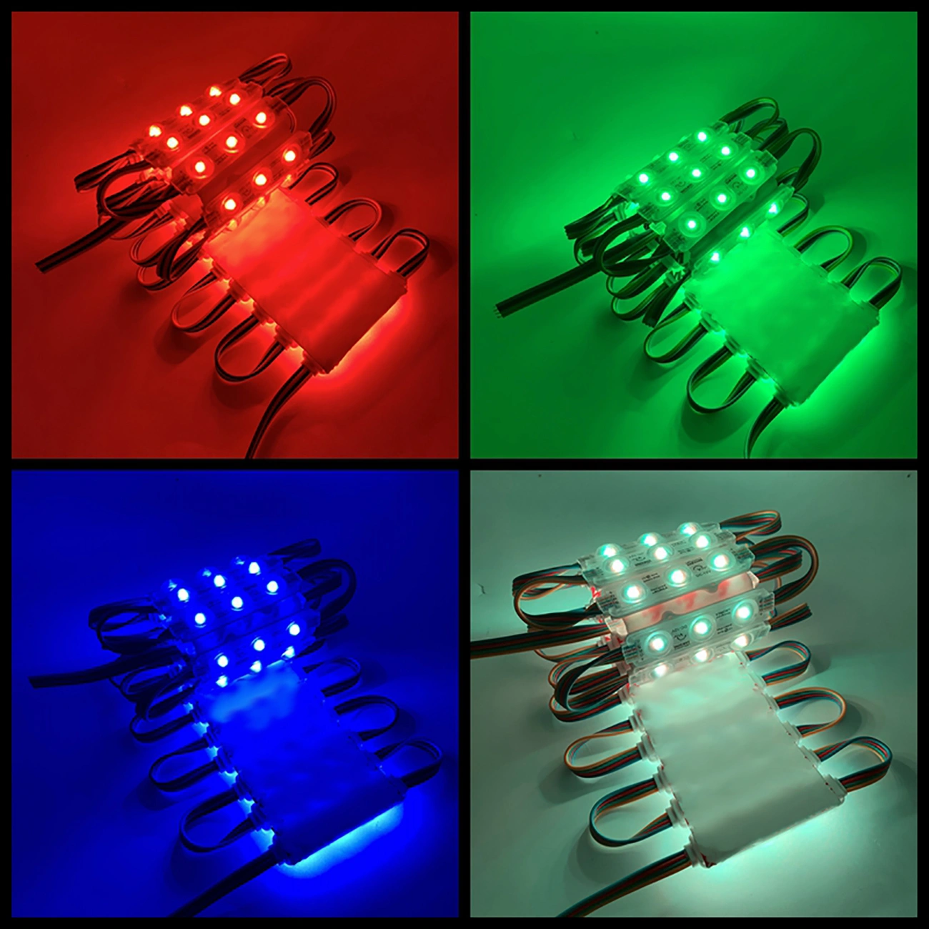 RGB 5050 LED Sign Letters Waterproof Store Window Light Kit - IP65 Outdoor Display Box for Shop Front (110V US Plug) view 24
