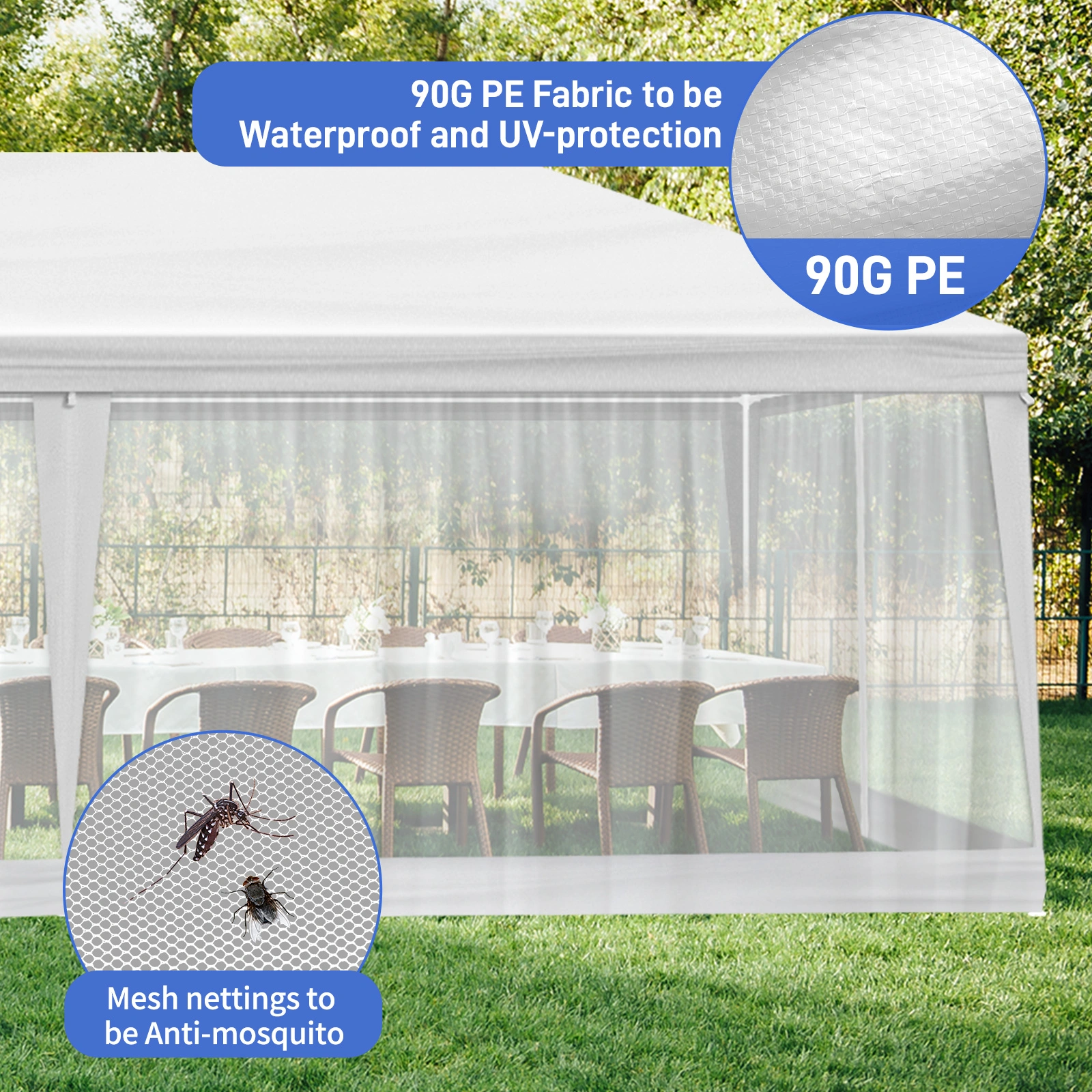 10X30FT Mesh Party Tent view 7