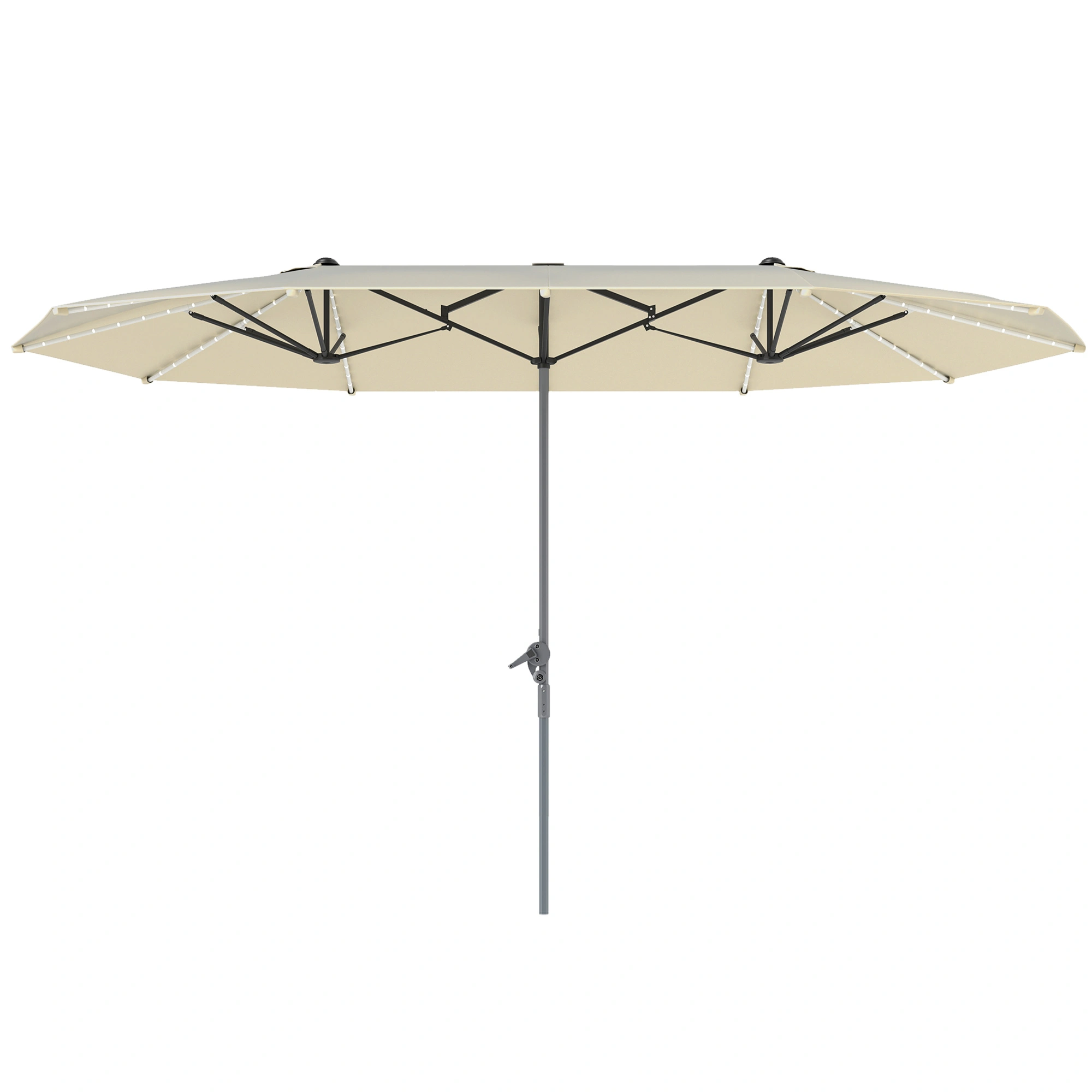 Cantilever Umbrella Outdoor Patio Offset Beach Umbrella with Tilt & Swivel for Yard Garden Pool Side Outdoor Shade