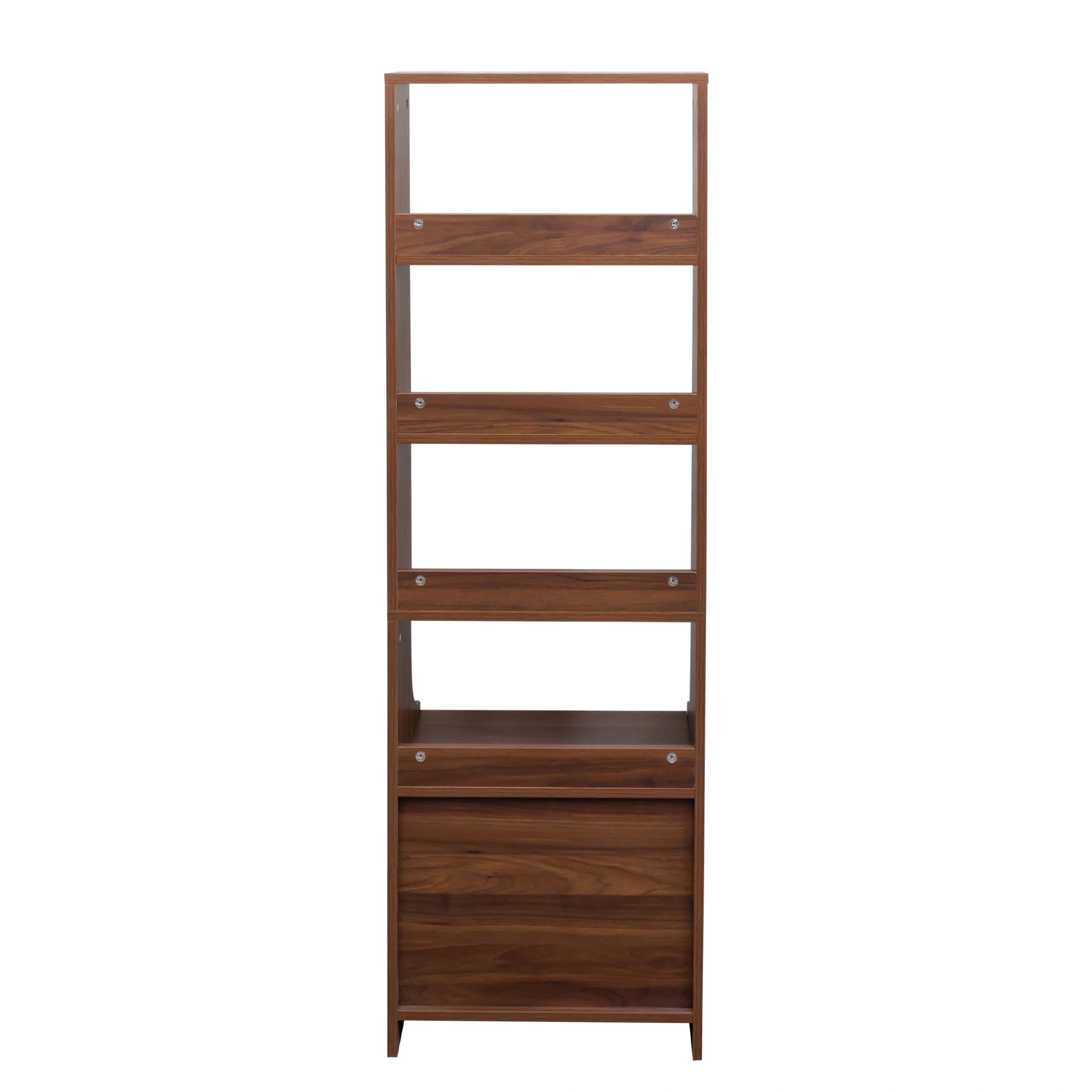 Night Stand with Bookshelf, Night Stand with 2 Storage Drawers for Bedroom view 7