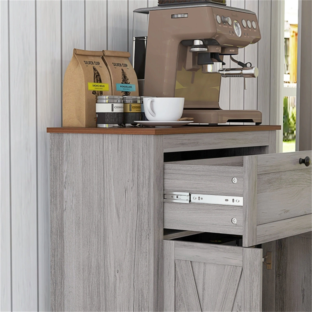 Kitchen Cart,Kitchen Storage Cabinet /Sideboard view 6