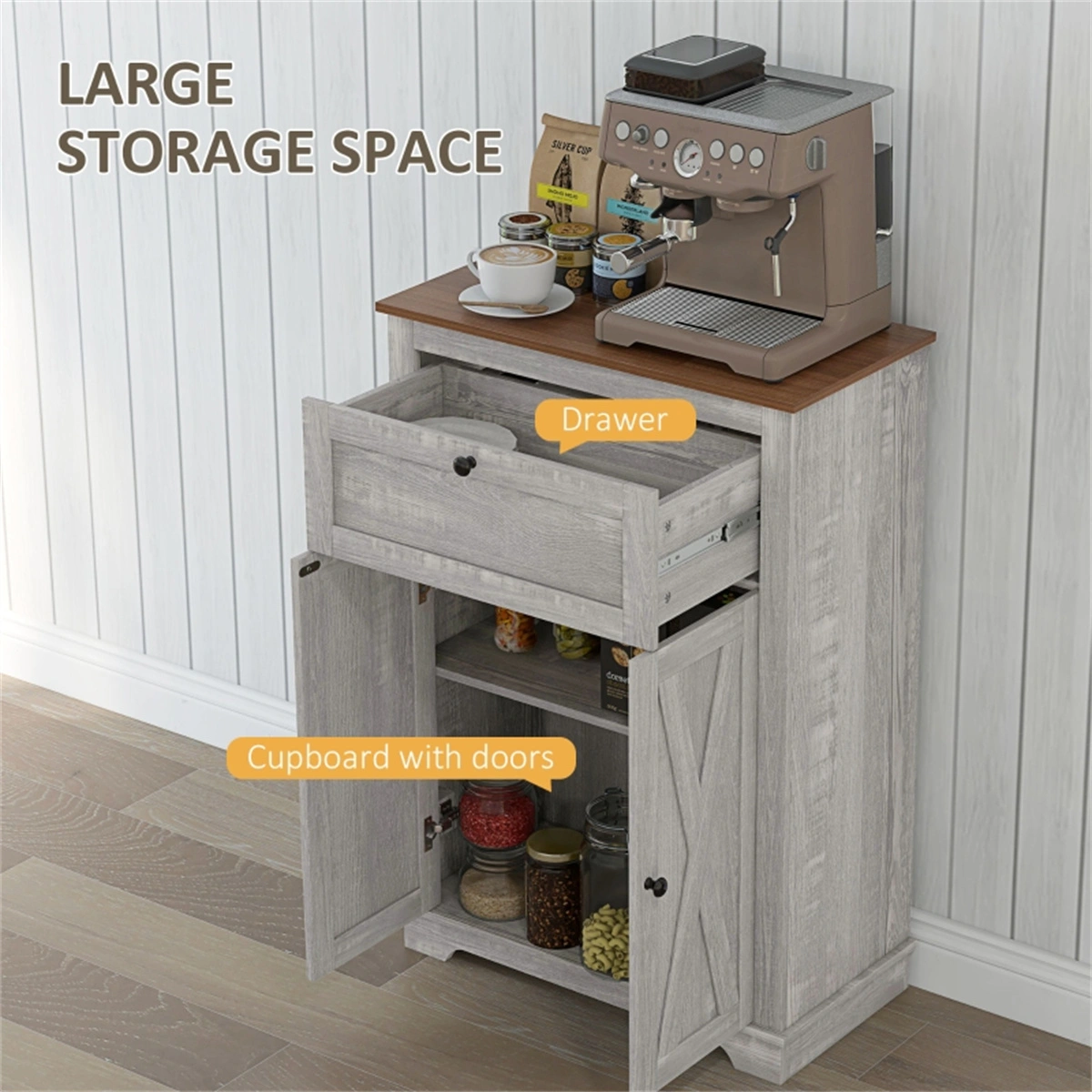 Kitchen Cart,Kitchen Storage Cabinet /Sideboard view 7