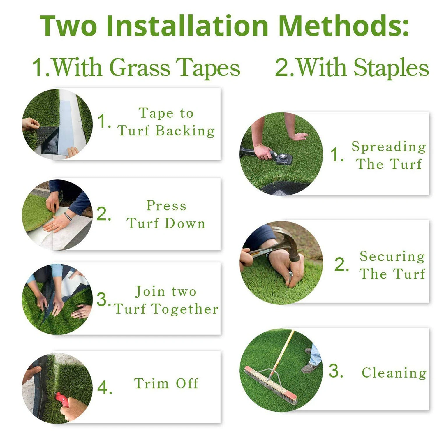 2x16.2 FT Artificial Grass Turf, 0.8" Pile Height Indoor Outdoor Fake Grass with Drain Holes, 4-Color Autumn Blend view 4