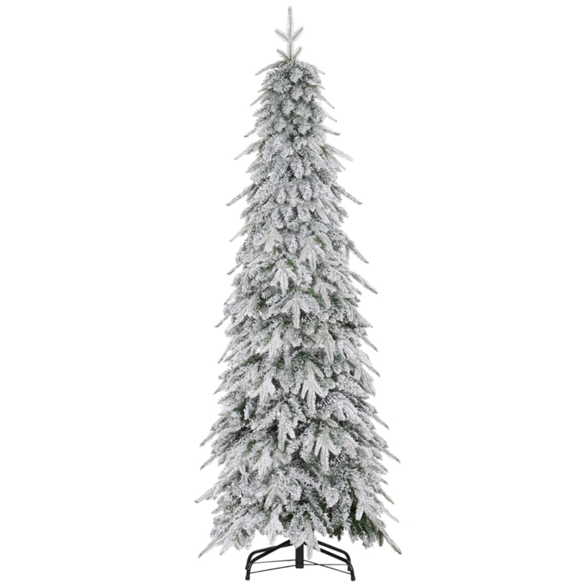 6 ft Christmas Tree - Pre-Lit Artificial Christmas Tree with LED Lights, Full Dense Pine Style for Indoor Home Holiday Decor, 6 Feet view 2