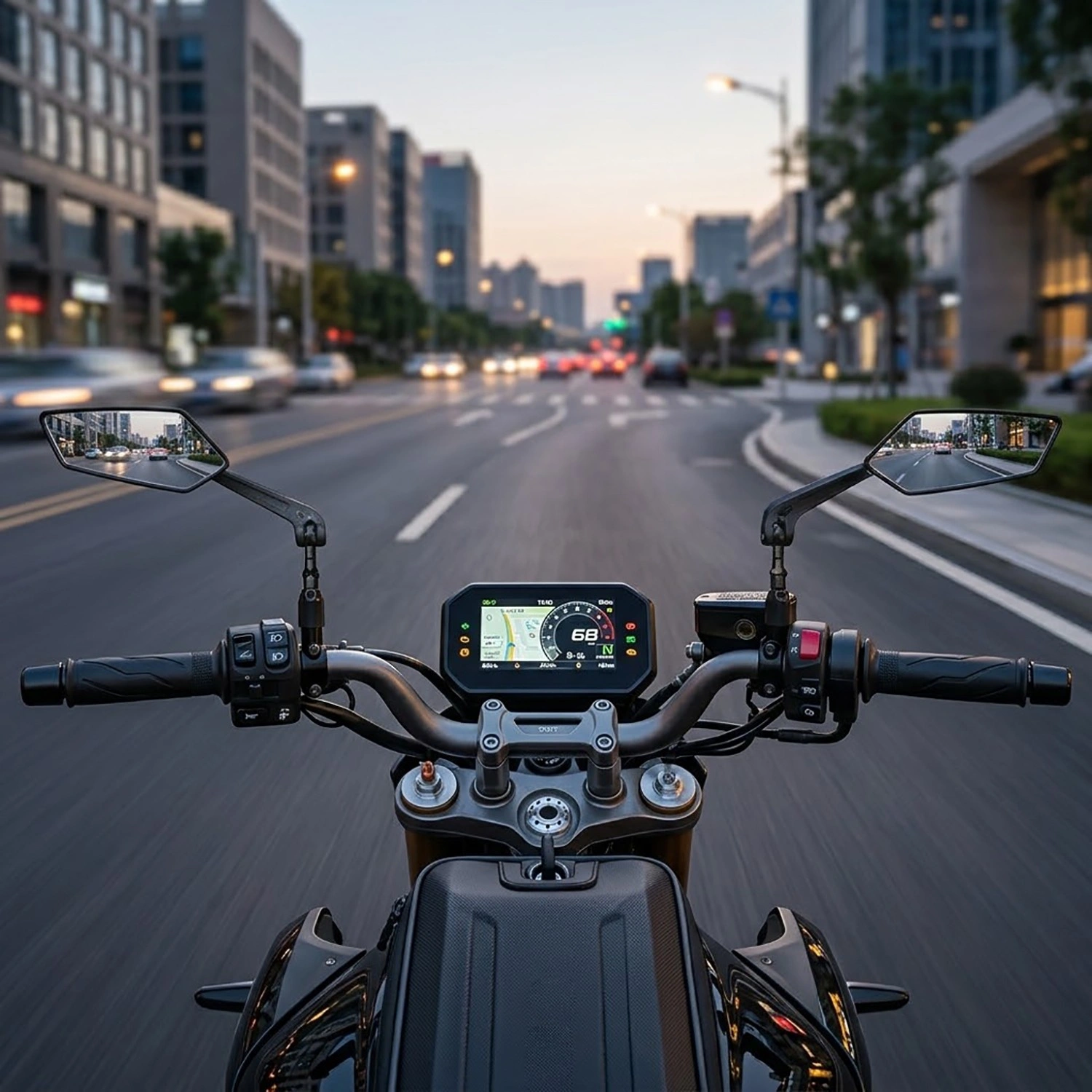 1 Pair Bike Mirror HD Wide Angle Rear View Handlebar Mirror Adjustable Cycling Rearview Rectangle Mirrors for Mountain Road Bikes view 6