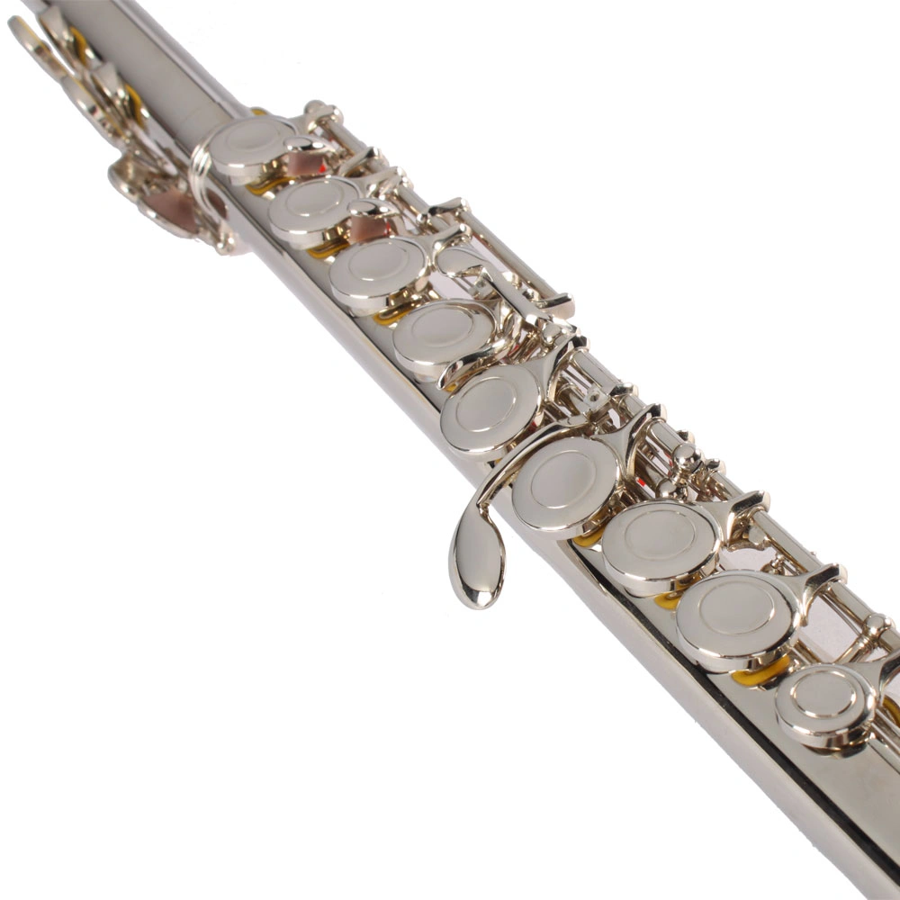 Nickel Plated C Closed Hole Concert Band Flute Silver view 8