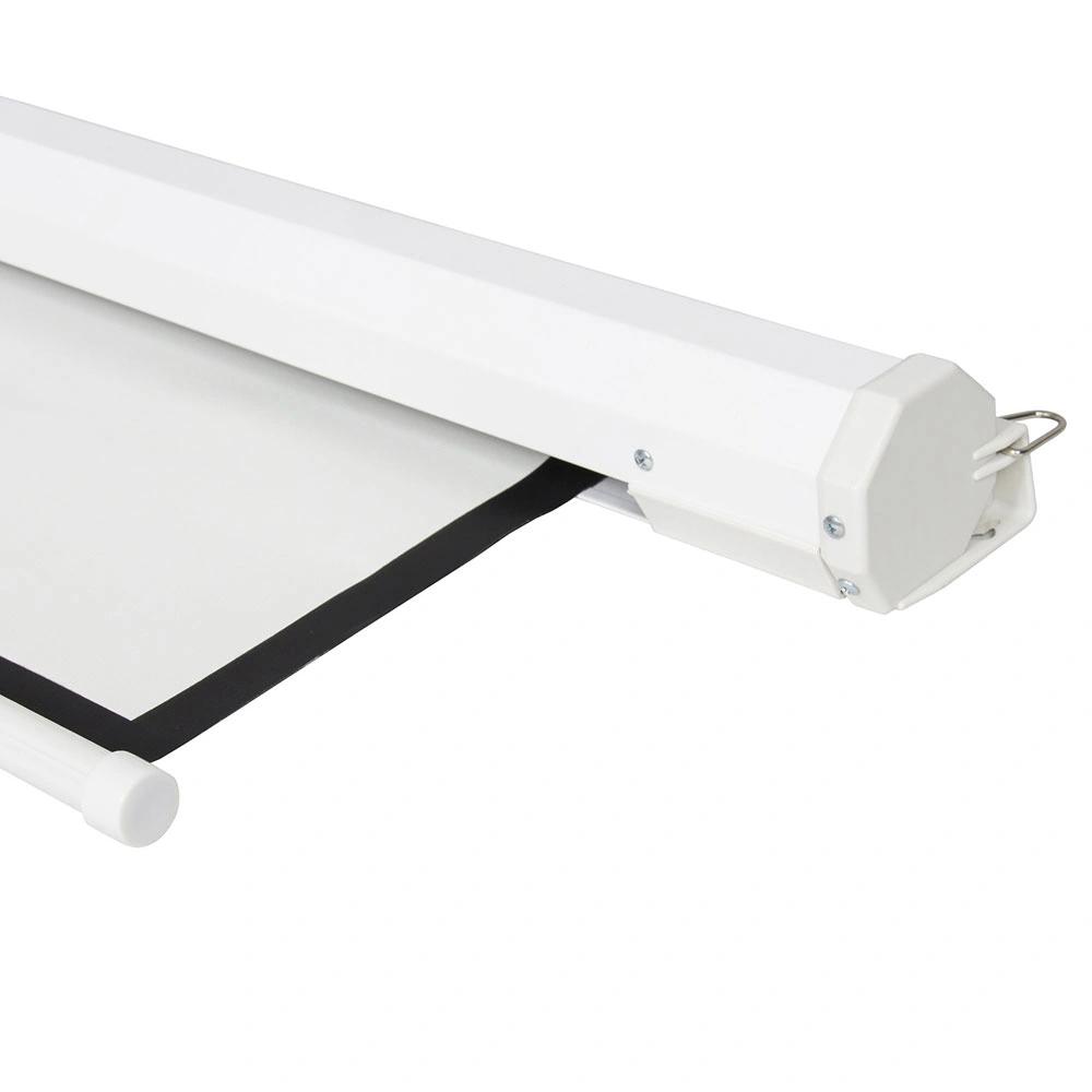92" 16:9 80" x 45" Viewing Area Motorized Projector Screen with Remote Control Matte White view 7